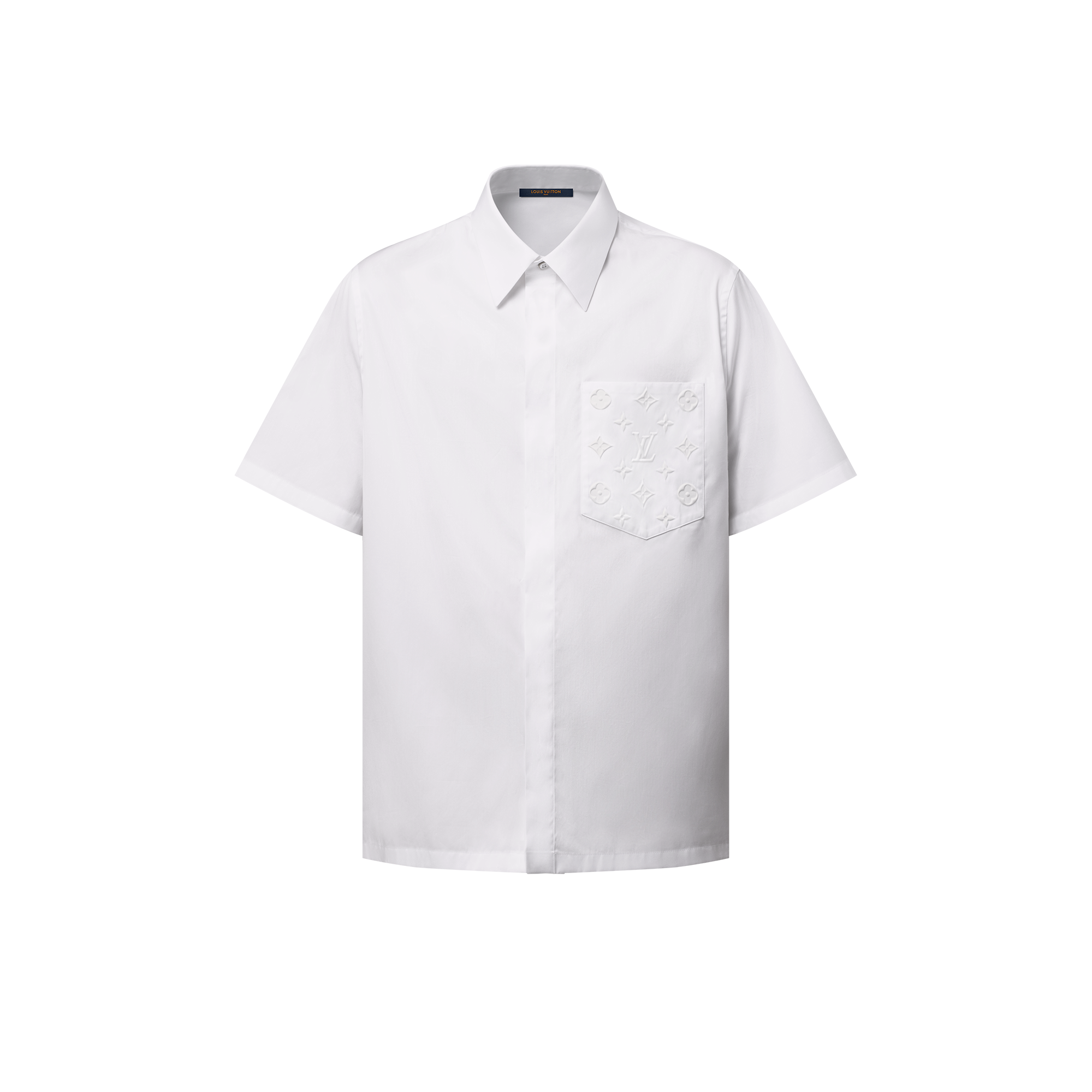  의류 셔츠 모노그램 포켓 쇼트 슬리브드 셔츠 | 루이비통 공식 온라인 스토어® (크게 보기)