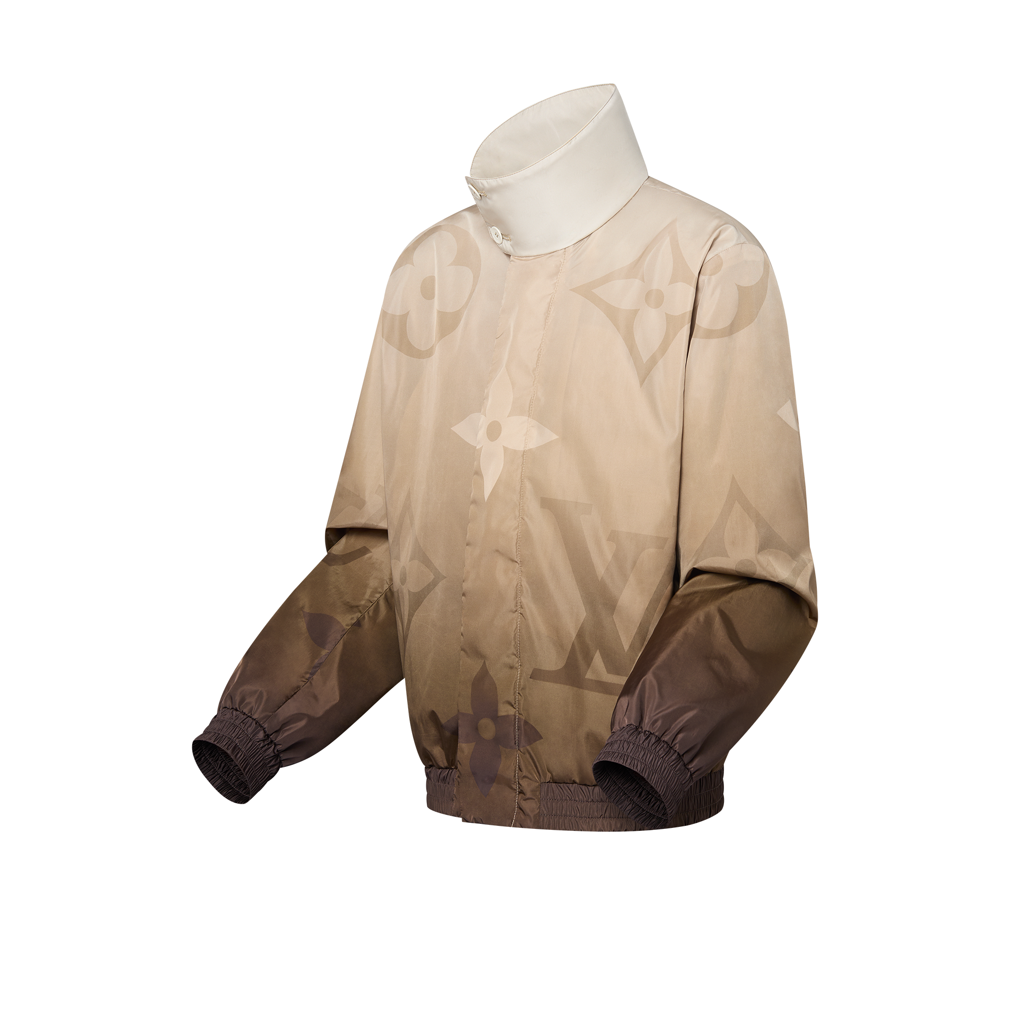  의류 아우터 & 코트 모노그램 프린티드 라이트 나일론 윈드브레이커 | 루이비통 공식 온라인 스토어® (크게 보기)