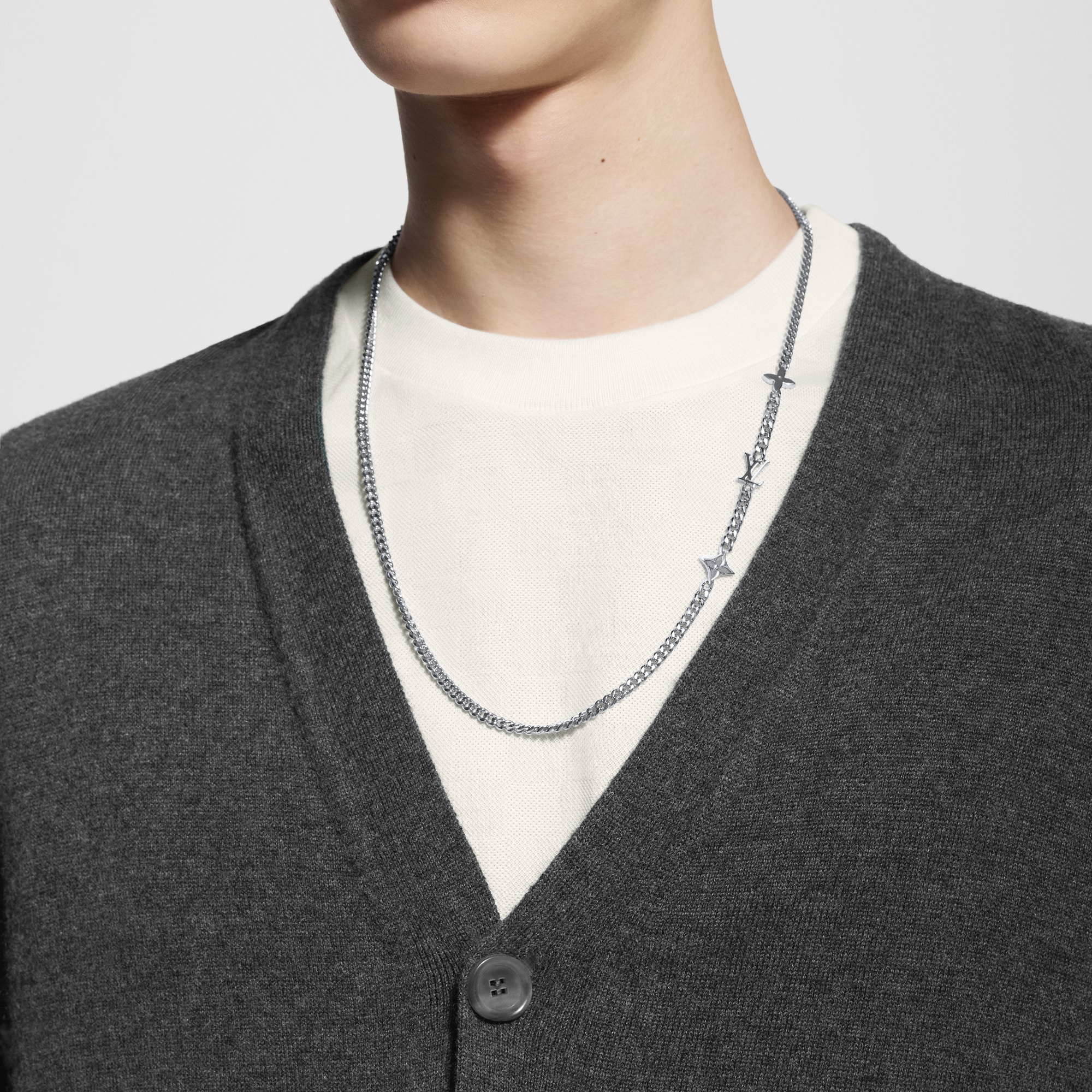 S00 패션 주얼리 목걸이 & 펜던트 모노그램 로우 목걸이 | 루이비통 공식 온라인 스토어® (크게 보기)