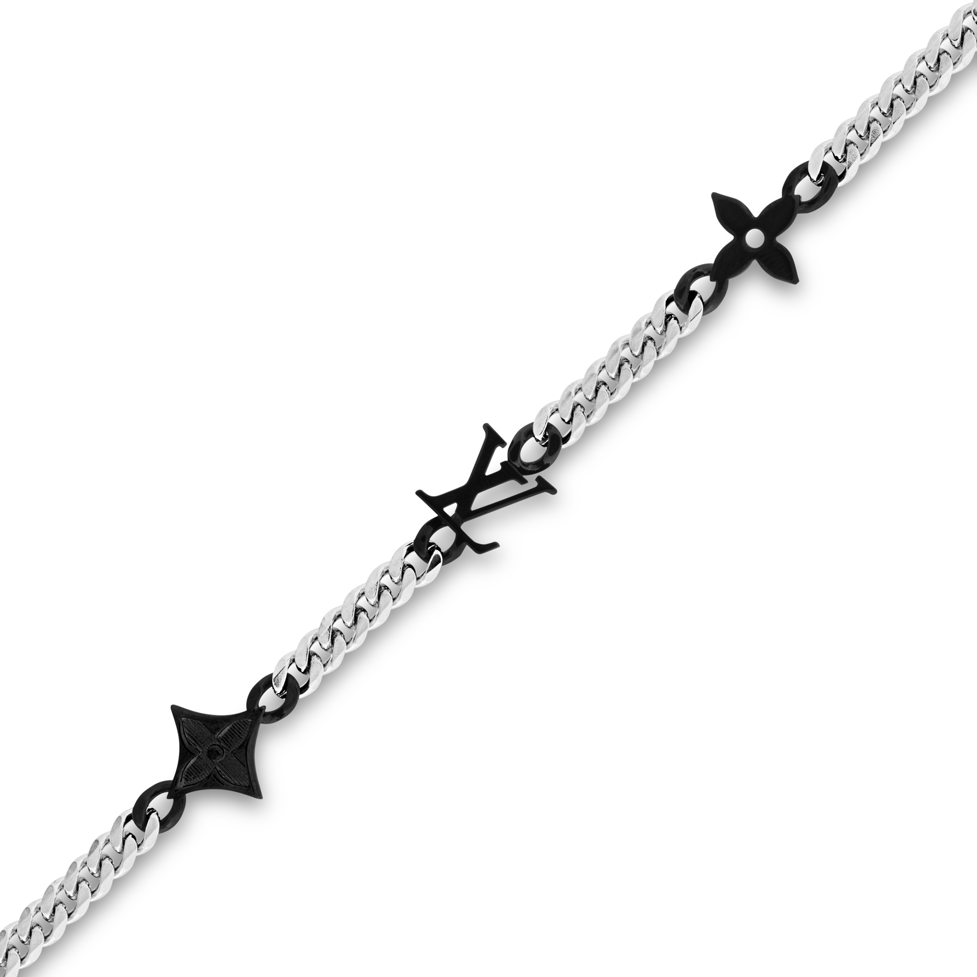 S00 패션 주얼리 목걸이 & 펜던트 모노그램 로우 (Monogram Row) 목걸이 | 루이비통 공식 온라인 스토어® (크게 보기)