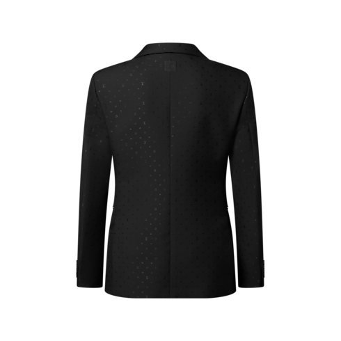 의류 의류 전체 보기 Monogram Satin Single-Breasted Pont Neuf Jacket | 루이비통 공식 온라인 스토어® (크게 보기)