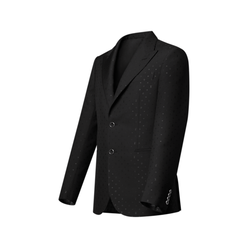 의류 의류 전체 보기 Monogram Satin Single-Breasted Pont Neuf Jacket | 루이비통 공식 온라인 스토어® (크게 보기)