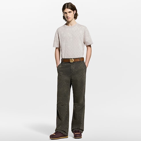 의류 의류 전체 보기 모노그램 쇼트 슬리브드 크루넥 | 루이비통 공식 온라인 스토어® (크게 보기)