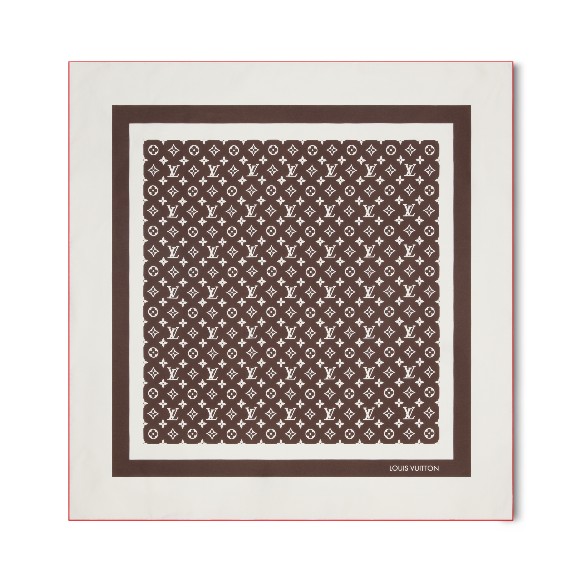 S00 액세서리 실크 스퀘어 & 방도 모노그램 실루엣 스퀘어 70 | 루이비통 공식 온라인 스토어® (크게 보기)