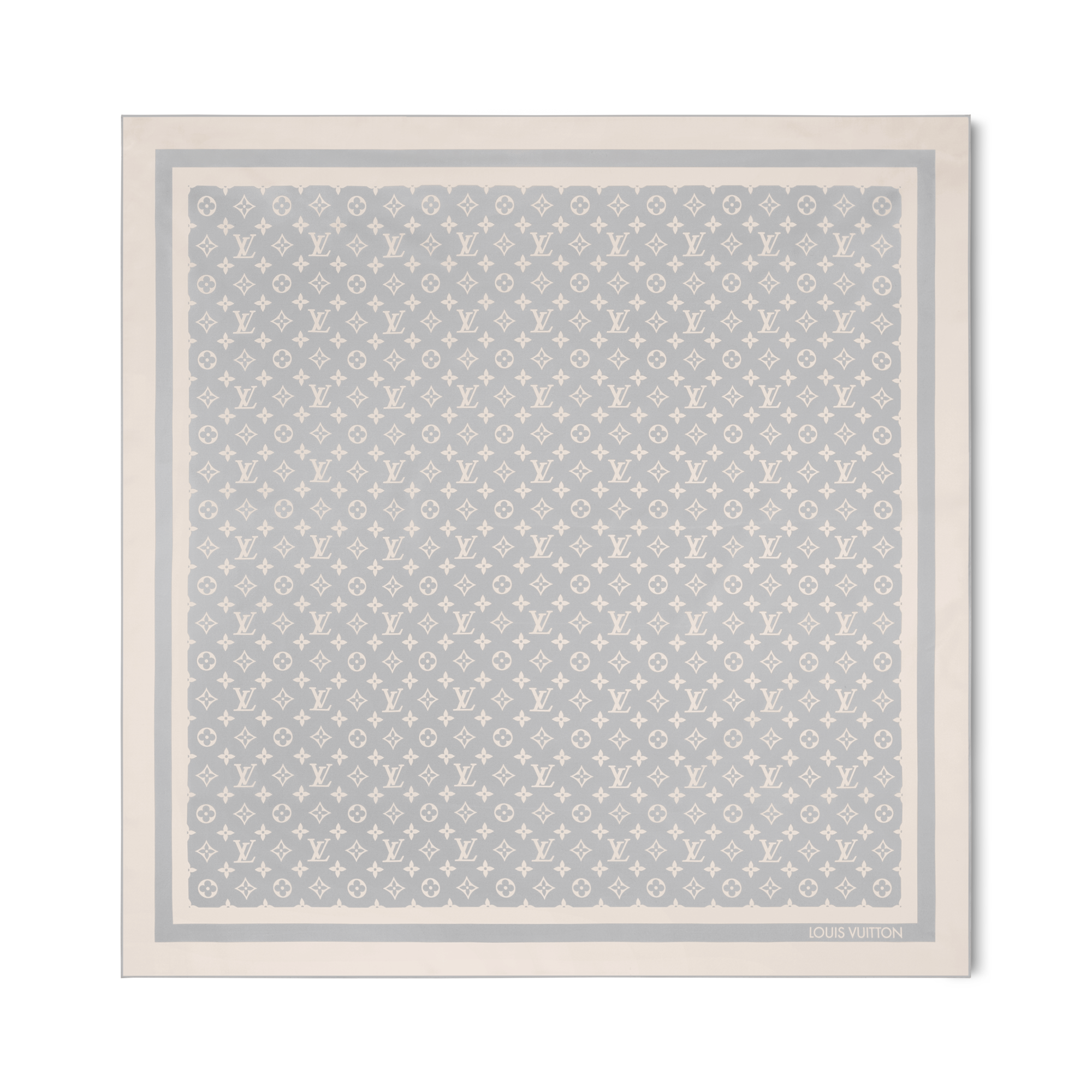 S00 액세서리 실크 스퀘어 & 방도 모노그램 실루엣 스퀘어 90 | 루이비통 공식 온라인 스토어® (크게 보기)