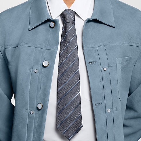 S00 액세서리 타이 & 포켓 스퀘어 모노그램 스트라이프 (Monogram Stripes) 타이 | 루이비통 공식 온라인 스토어® (크게 보기)