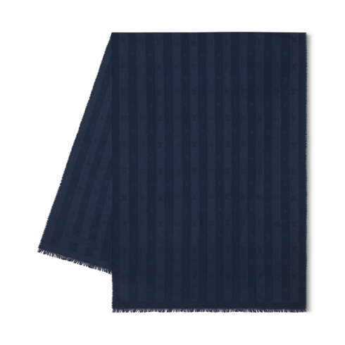 S00 액세서리 스카프 모노그램 스트라이피 (Monogram Stripy) 스톨 | 루이비통 공식 온라인 스토어® (크게 보기)