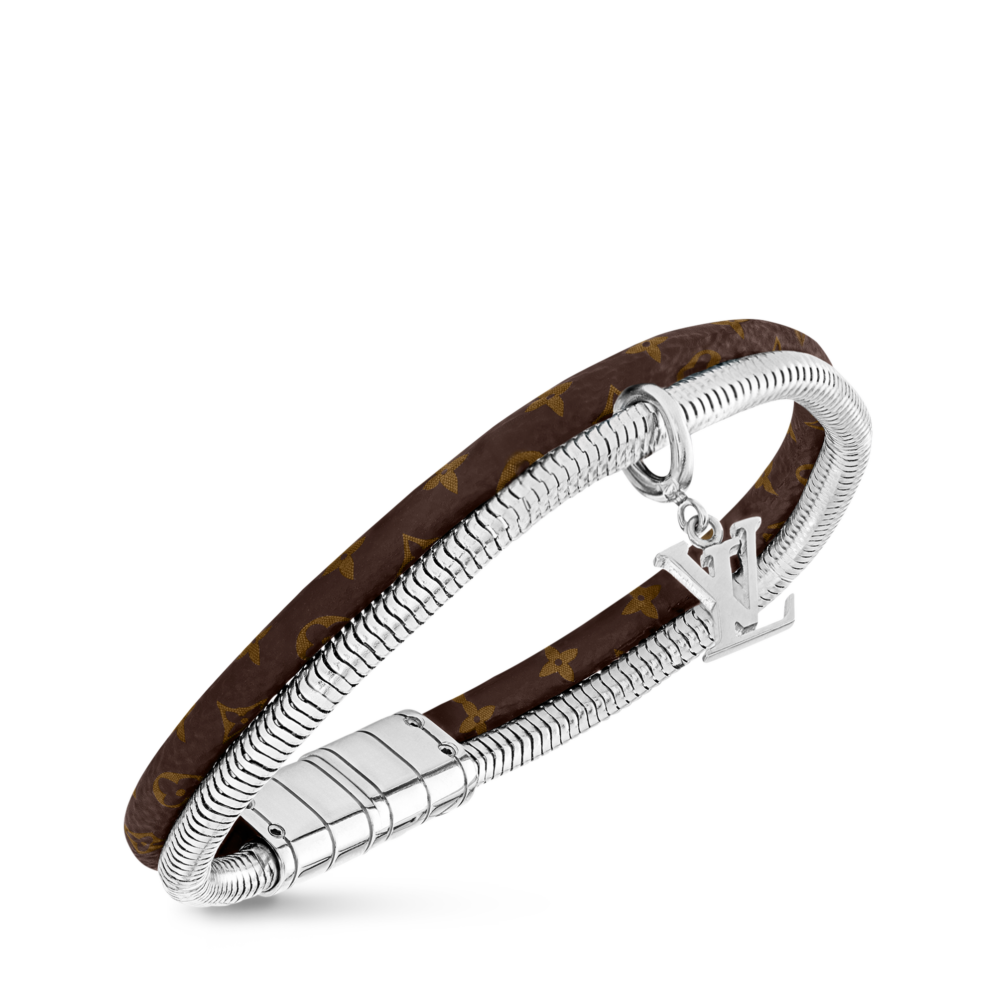 모노그램 이클립스 패션 주얼리 팔찌 모노그램 스월 (Monogram Swirl) 팔찌 | 루이비통 공식 온라인 스토어® (크게 보기)