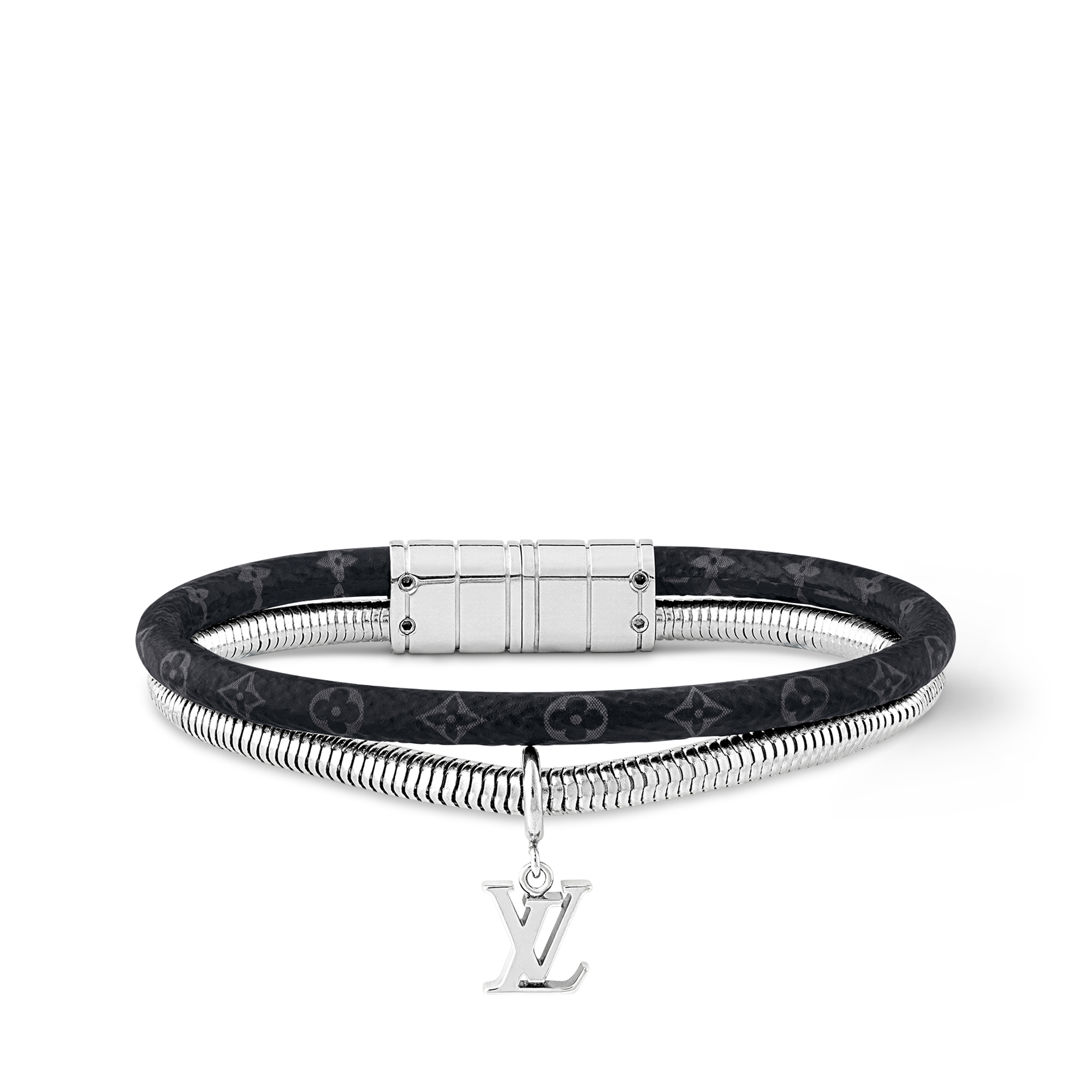 모노그램 이클립스 패션 주얼리 팔찌 모노그램 스월 (Monogram Swirl) 팔찌 | 루이비통 공식 온라인 스토어® (크게 보기)
