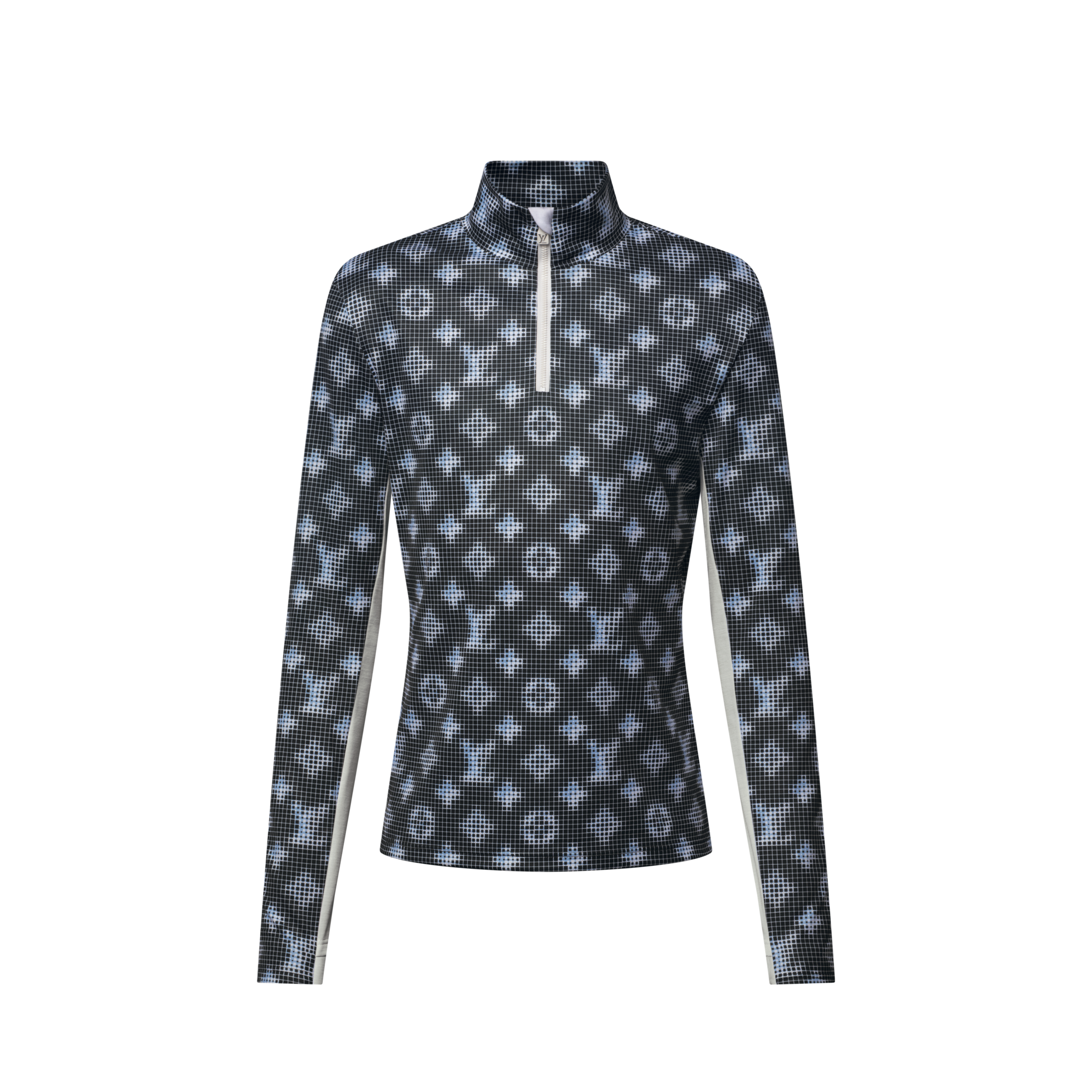  의류 티셔츠 & 폴로 모노그램 테크니컬 롱 슬리브드 티셔츠 | 루이비통 공식 온라인 스토어® (크게 보기)