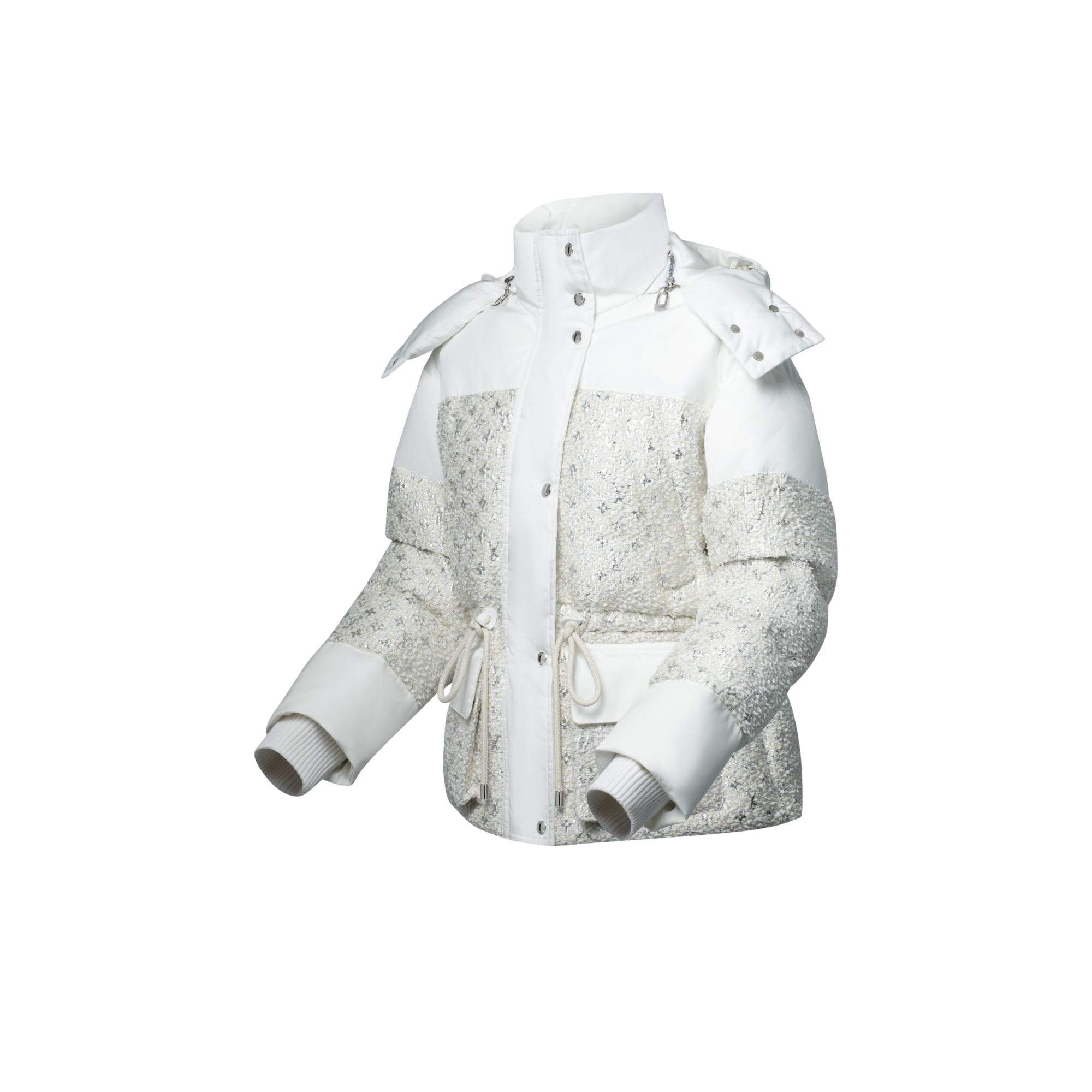  의류 코트 & 재킷 모노그램 트위드 푸퍼 재킷 | 루이비통 공식 온라인 스토어® (크게 보기)