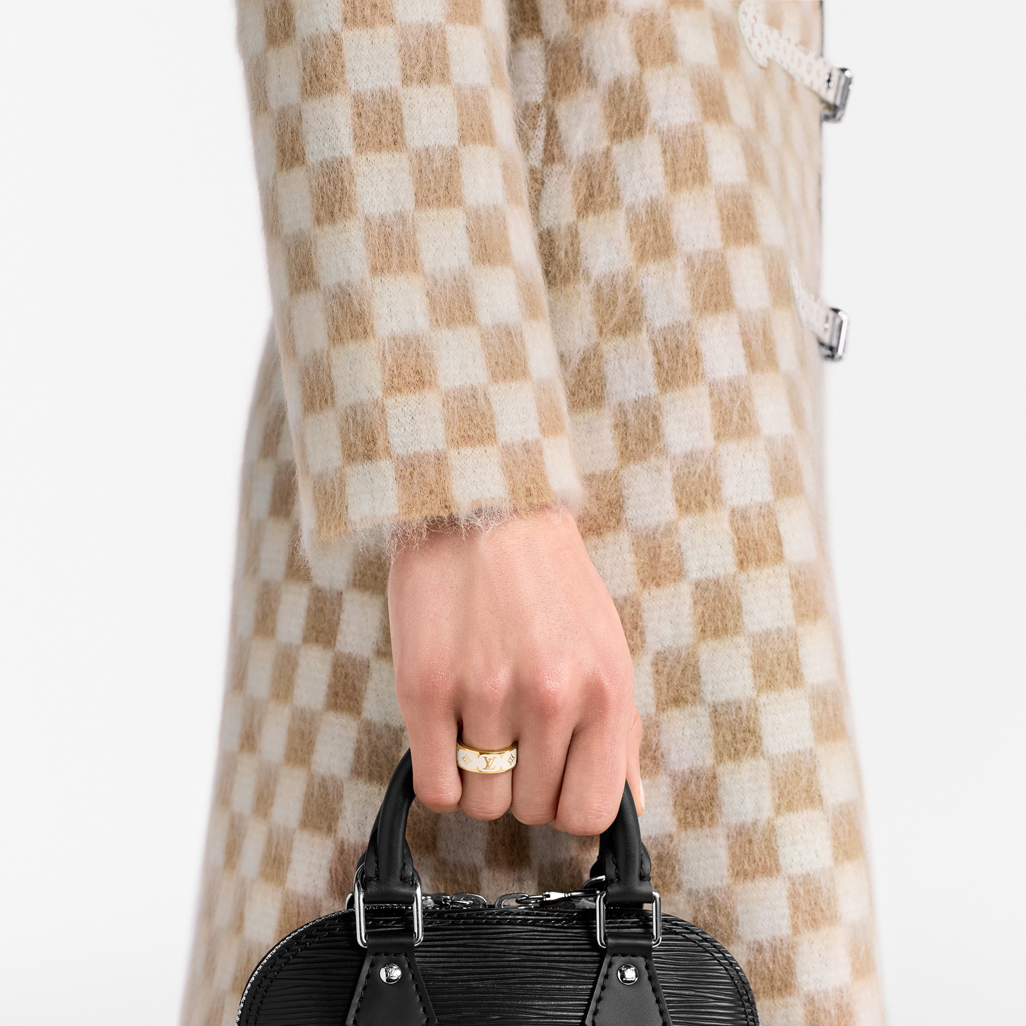 S00 패션 주얼리 반지 나노그램 에나멜 반지 | 루이비통 공식 온라인 스토어® (크게 보기)