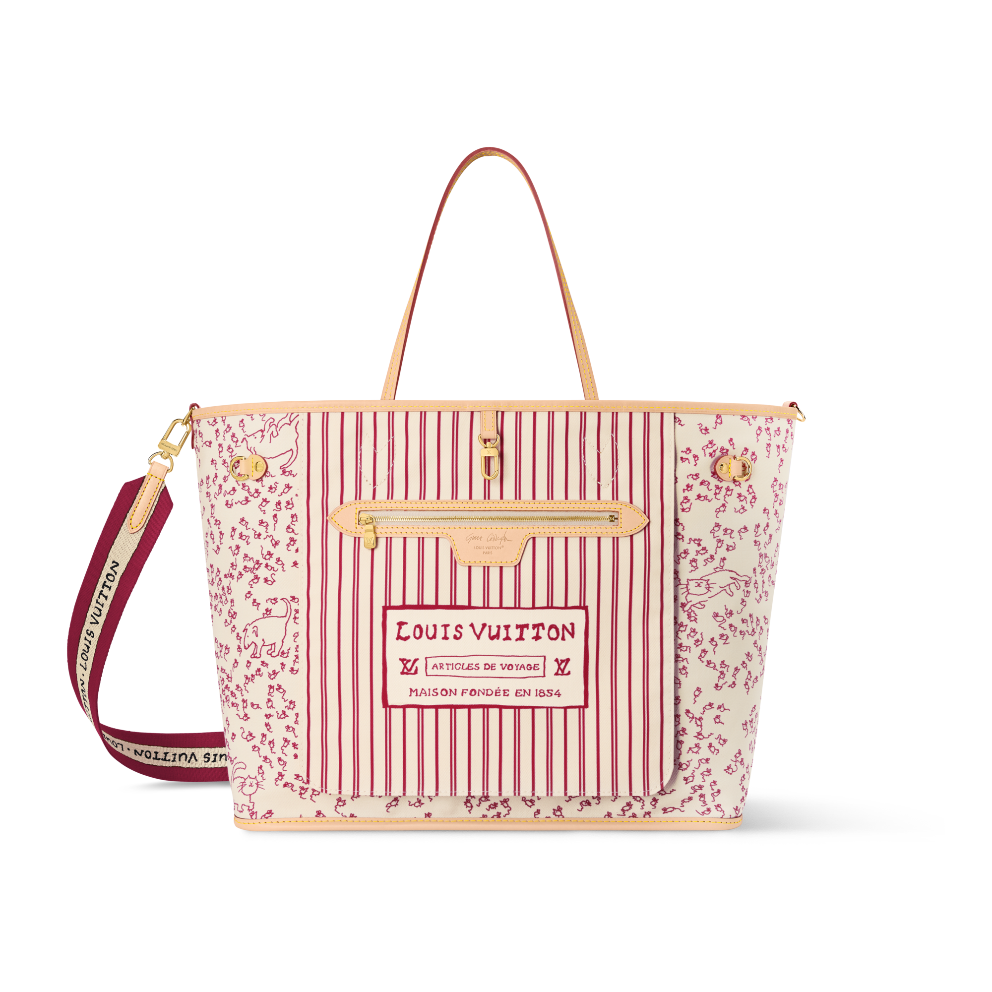 모노그램 여성 가방 LV 아이콘 네버풀 인사이드 아웃 GM | 루이비통 공식 온라인 스토어® (크게 보기)