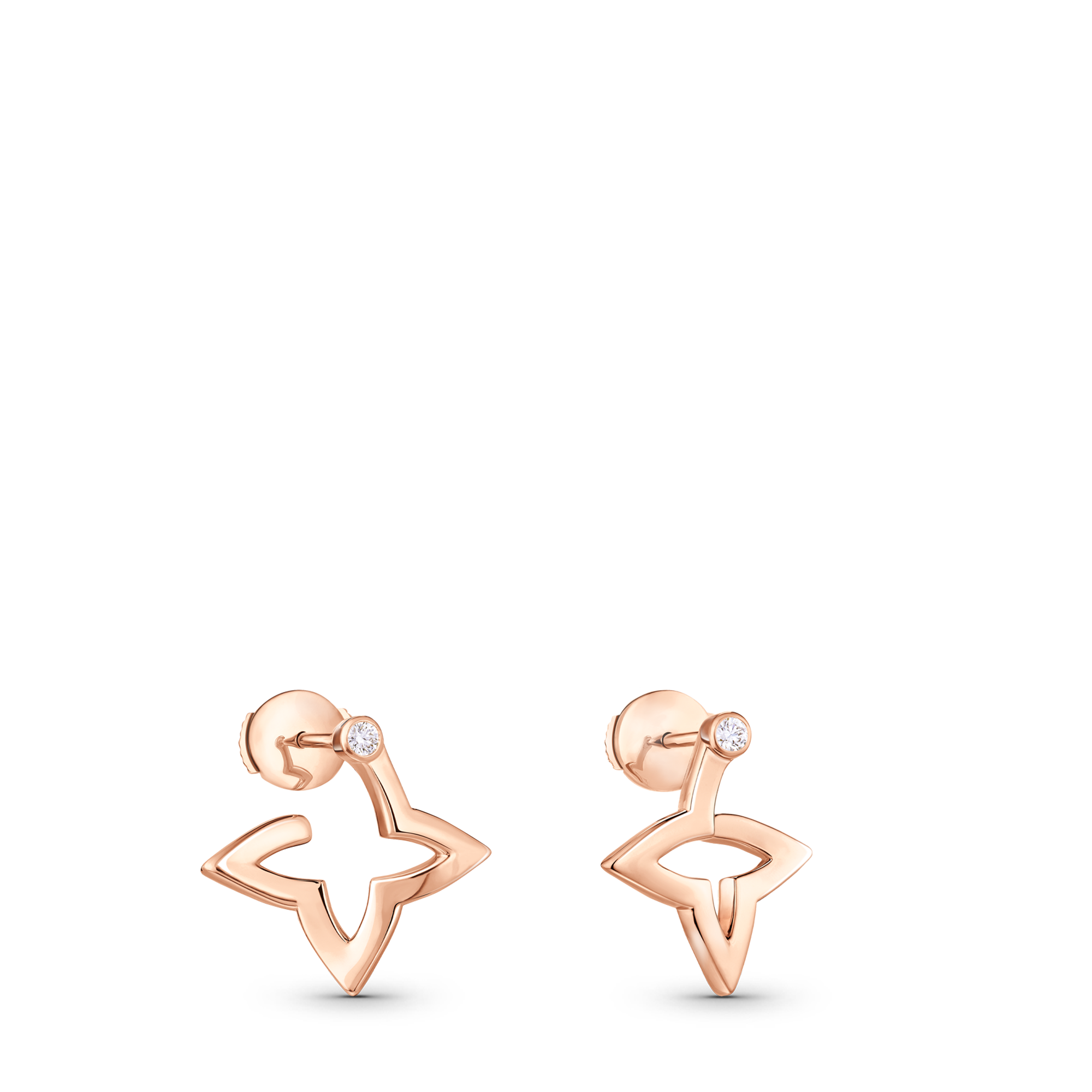  카테고리 귀걸이 옹브레 블라썸 미니 후프, 핑크 골드와 다이아몬드 | 루이비통 공식 온라인 스토어® (크게 보기)