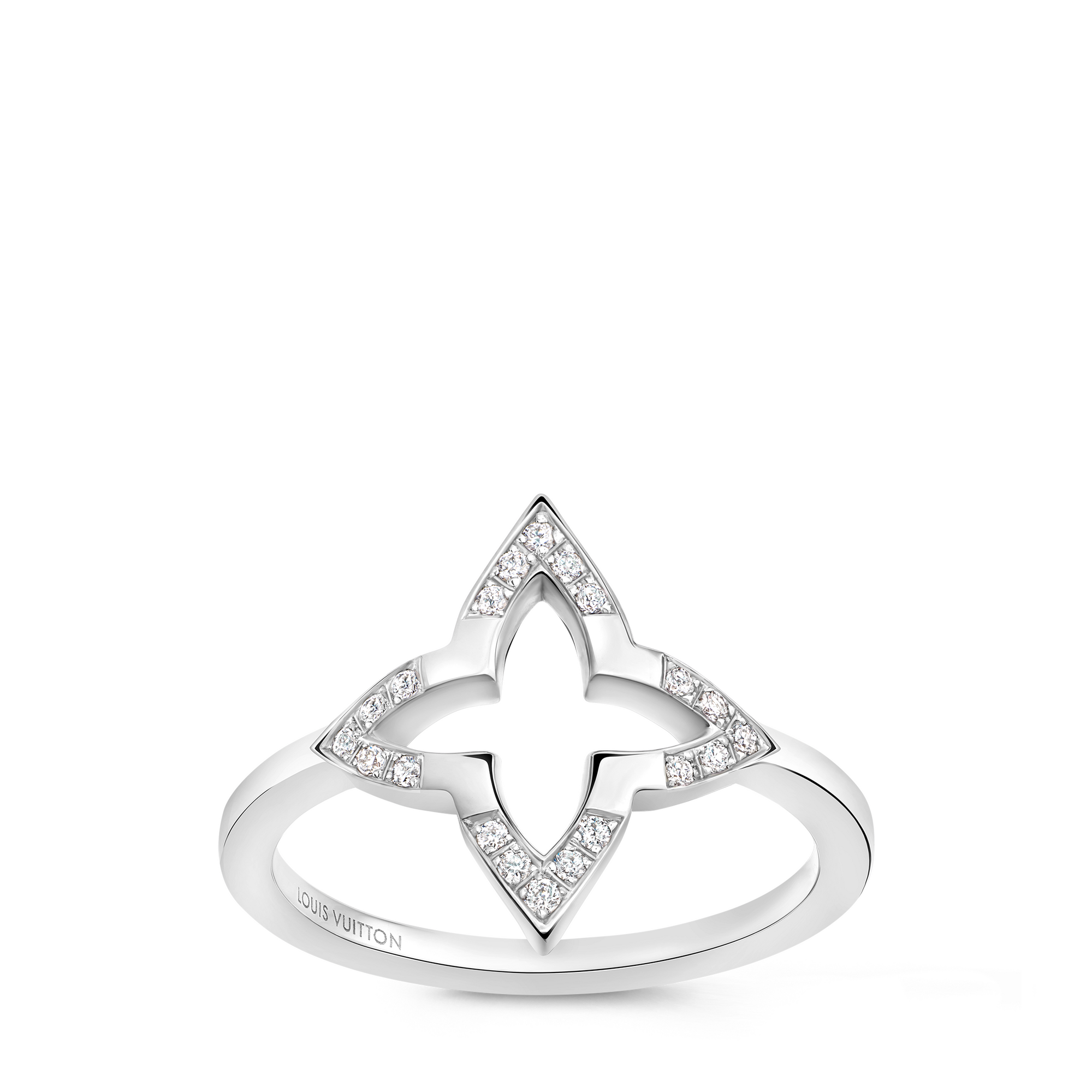  카테고리 반지 옹브레 블라썸 반지, 화이트 골드와 다이아몬드 | 루이비통 공식 온라인 스토어® (크게 보기)