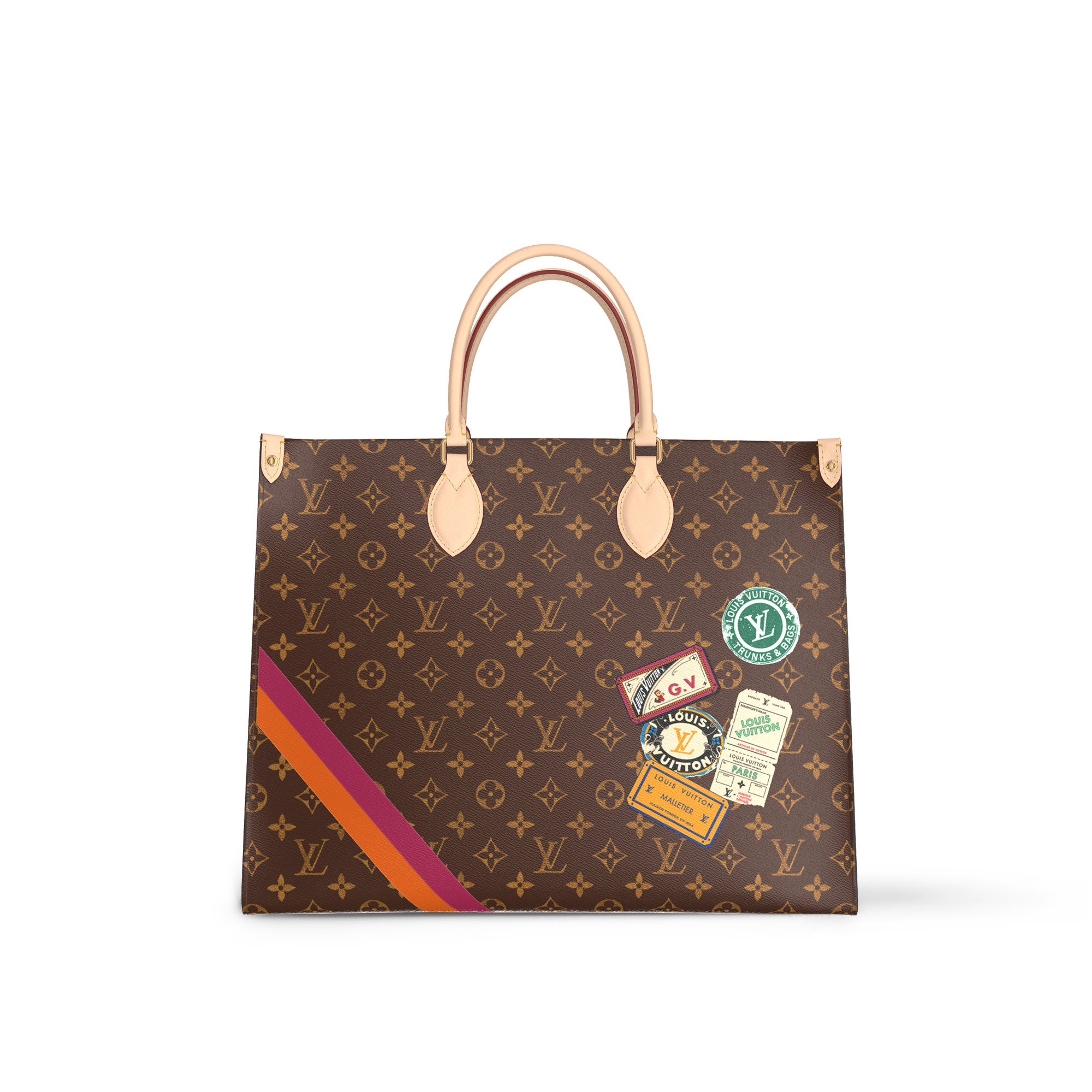 모노그램 개인 맞춤 가방 & 지갑 온더고 GM Mon Monogram | 루이비통 공식 온라인 스토어® (크게 보기)