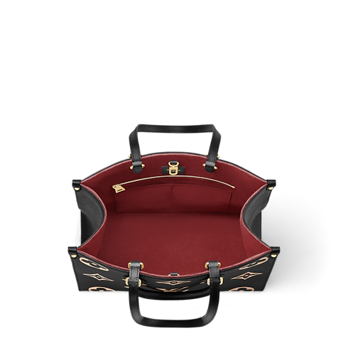 바이 컬러 모노그램 앙프렝뜨 가죽 핸드백 All Collections 온더고 MM | 루이비통 공식 온라인 스토어® (크게 보기)