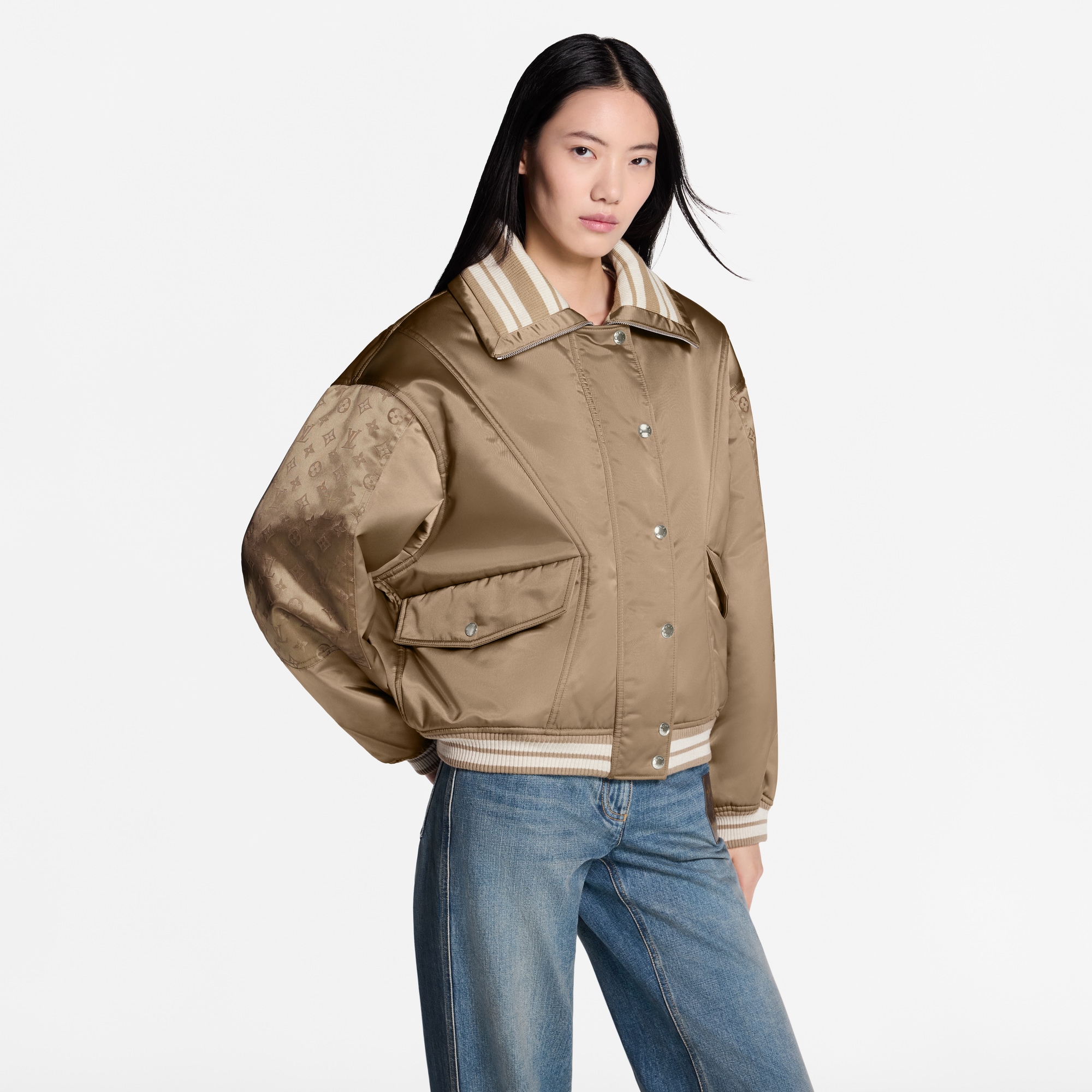  의류 코트 & 재킷 패디드 보머 재킷 | 루이비통 공식 온라인 스토어® (크게 보기)