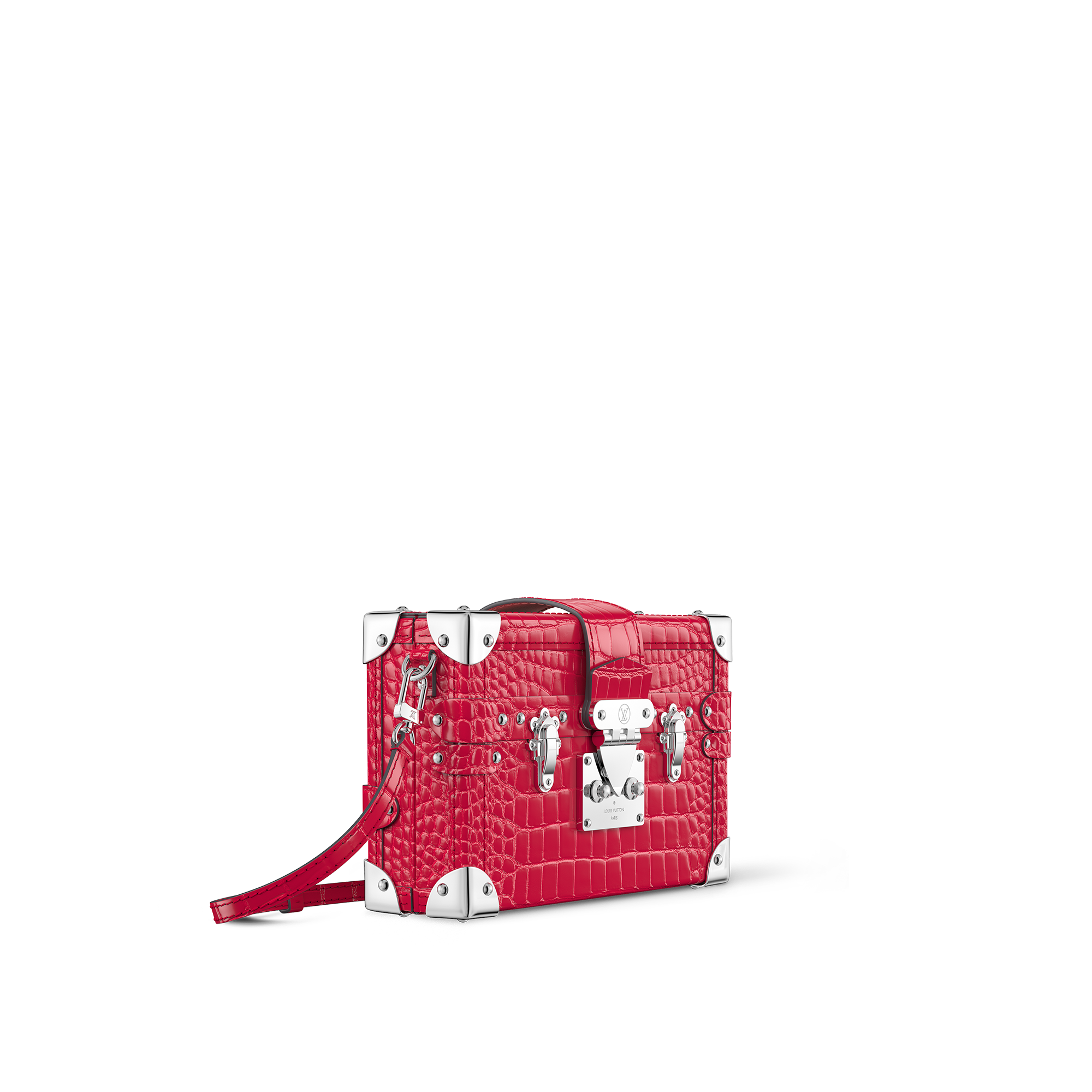 크로커딜리언 매트 핸드백 이그조틱 레더 백 Petite Malle CM | 루이비통 공식 온라인 스토어® (크게 보기)