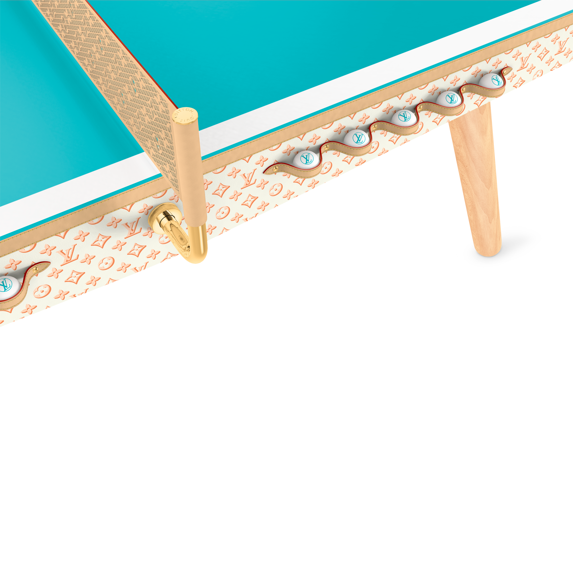 가죽 & 기타 소재 스포츠 & 게임 } 핑퐁 테이블 캔버스 프로페셔널 사이즈 | 루이비통 공식 온라인 스토어® (크게 보기)