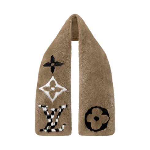 S00 액세서리 스카프 플레이그램 퍼 스카프 | 루이비통 공식 온라인 스토어® (크게 보기)