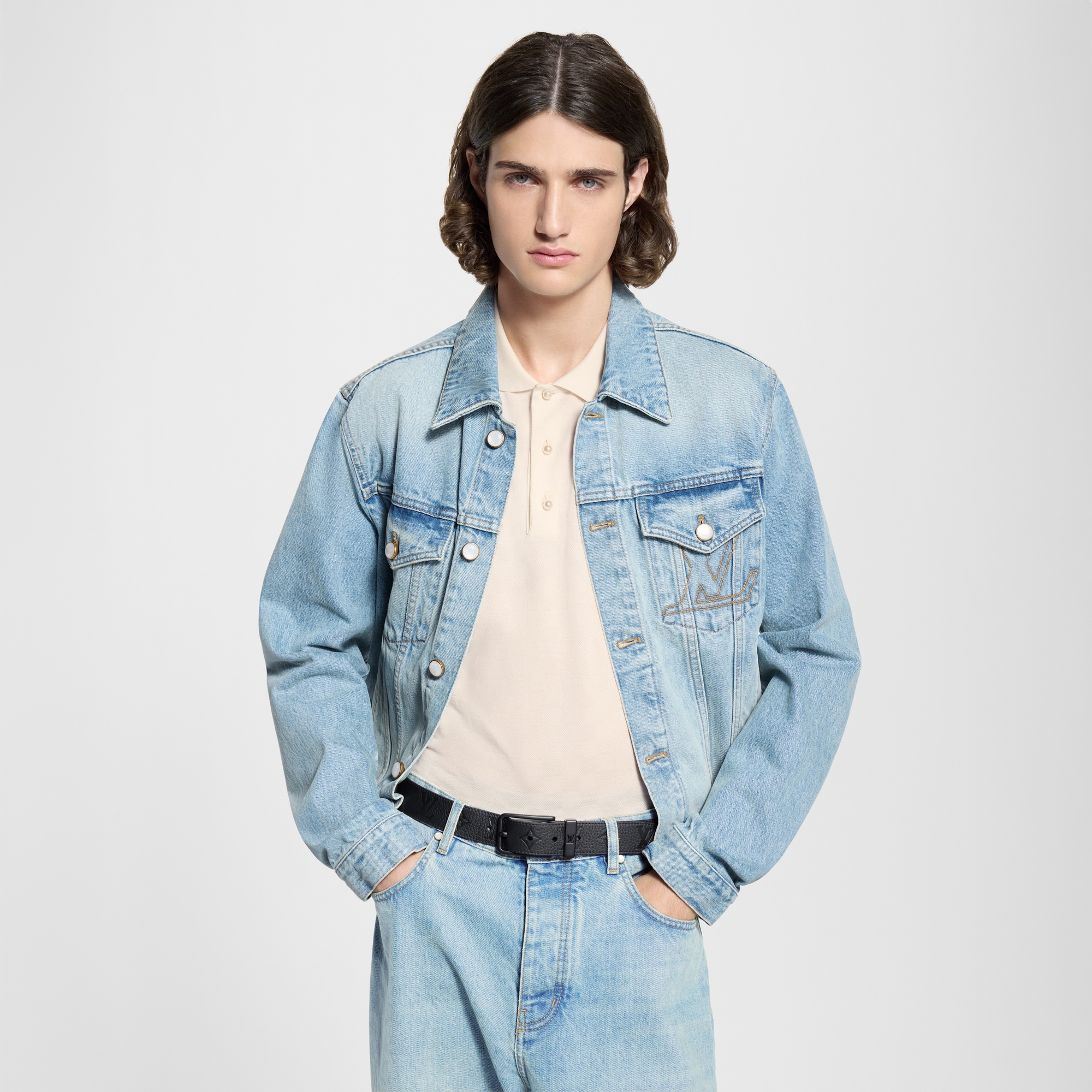  액세서리 벨트 퐁 뇌프 토뤼옹 모노그램 (Pont Neuf Taurillon Monogram) 35mm 벨트 | 루이비통 공식 온라인 스토어® (크게 보기)