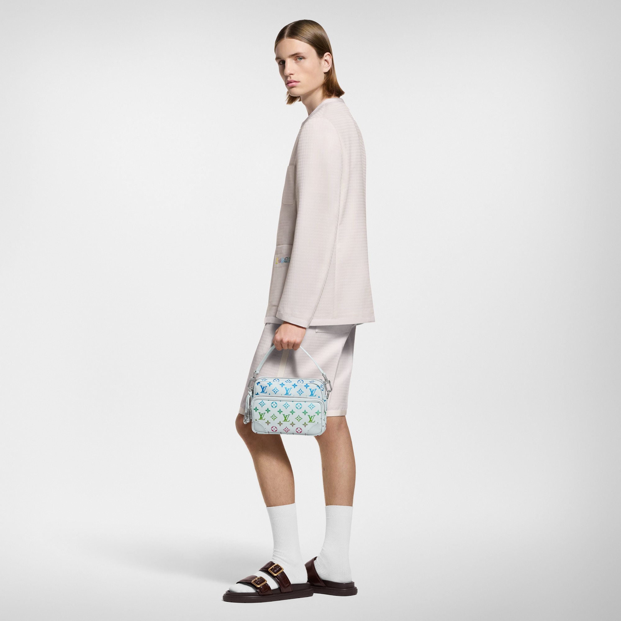  의류 아우터 & 코트 프레피 칼라리스 울 재킷 | 루이비통 공식 온라인 스토어® (크게 보기)