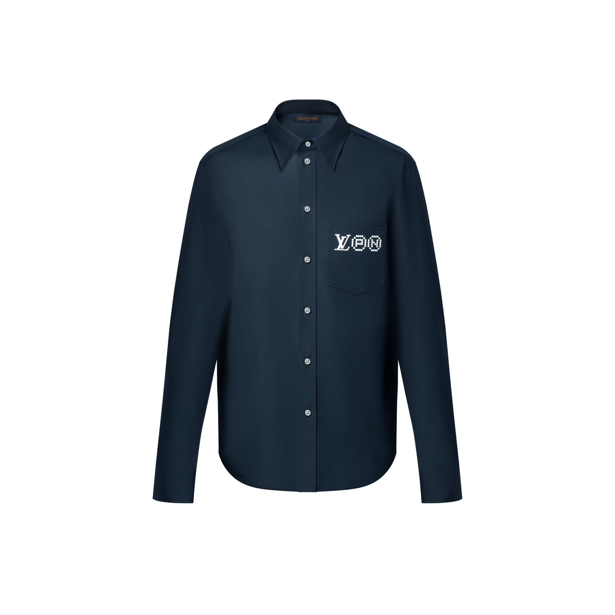  의류 셔츠 프린티드 시그니처 롱 슬리브드 셔츠 | 루이비통 공식 온라인 스토어® (크게 보기)
