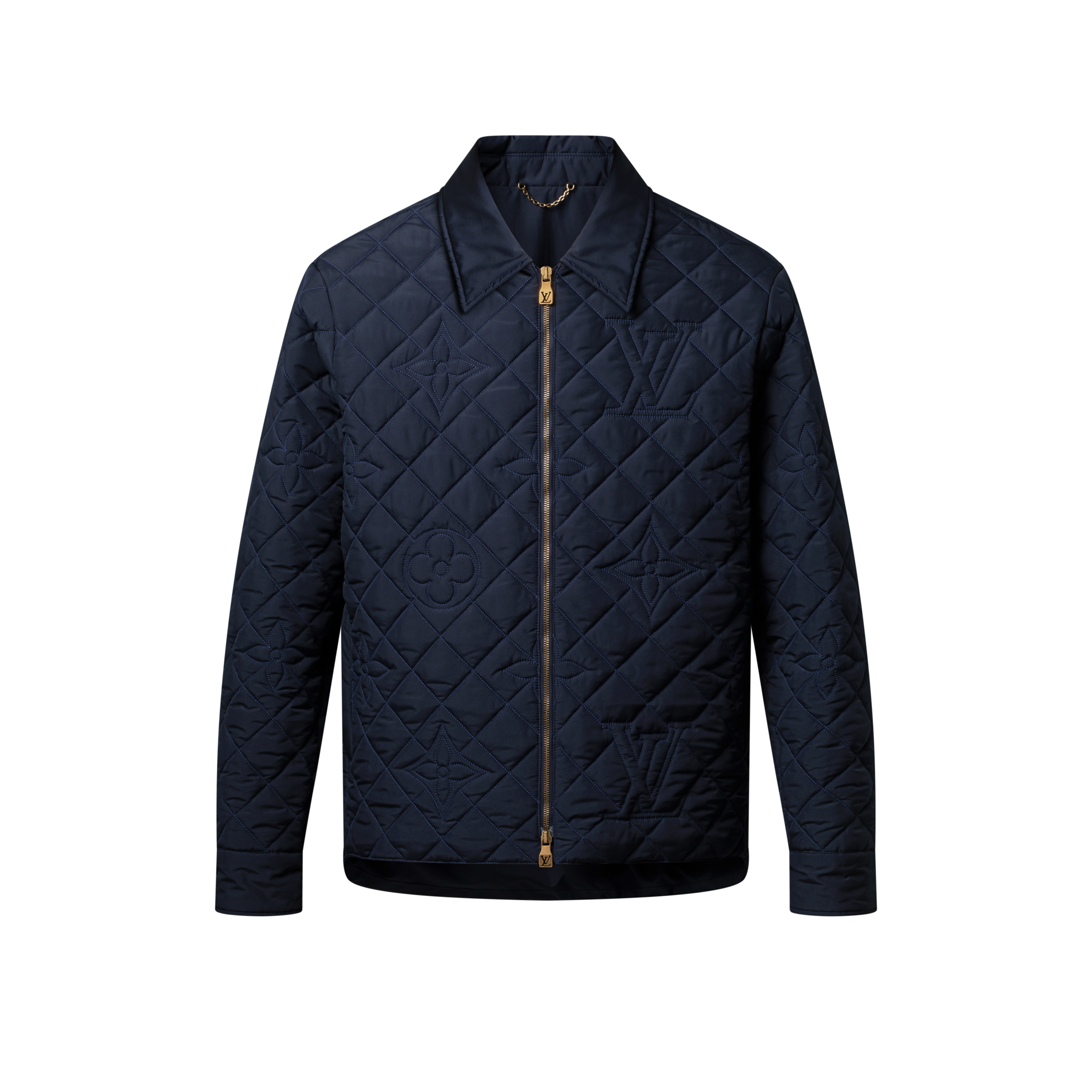  의류 아우터 & 코트 퀼티드 모노그램 오버셔츠 | 루이비통 공식 온라인 스토어® (크게 보기)