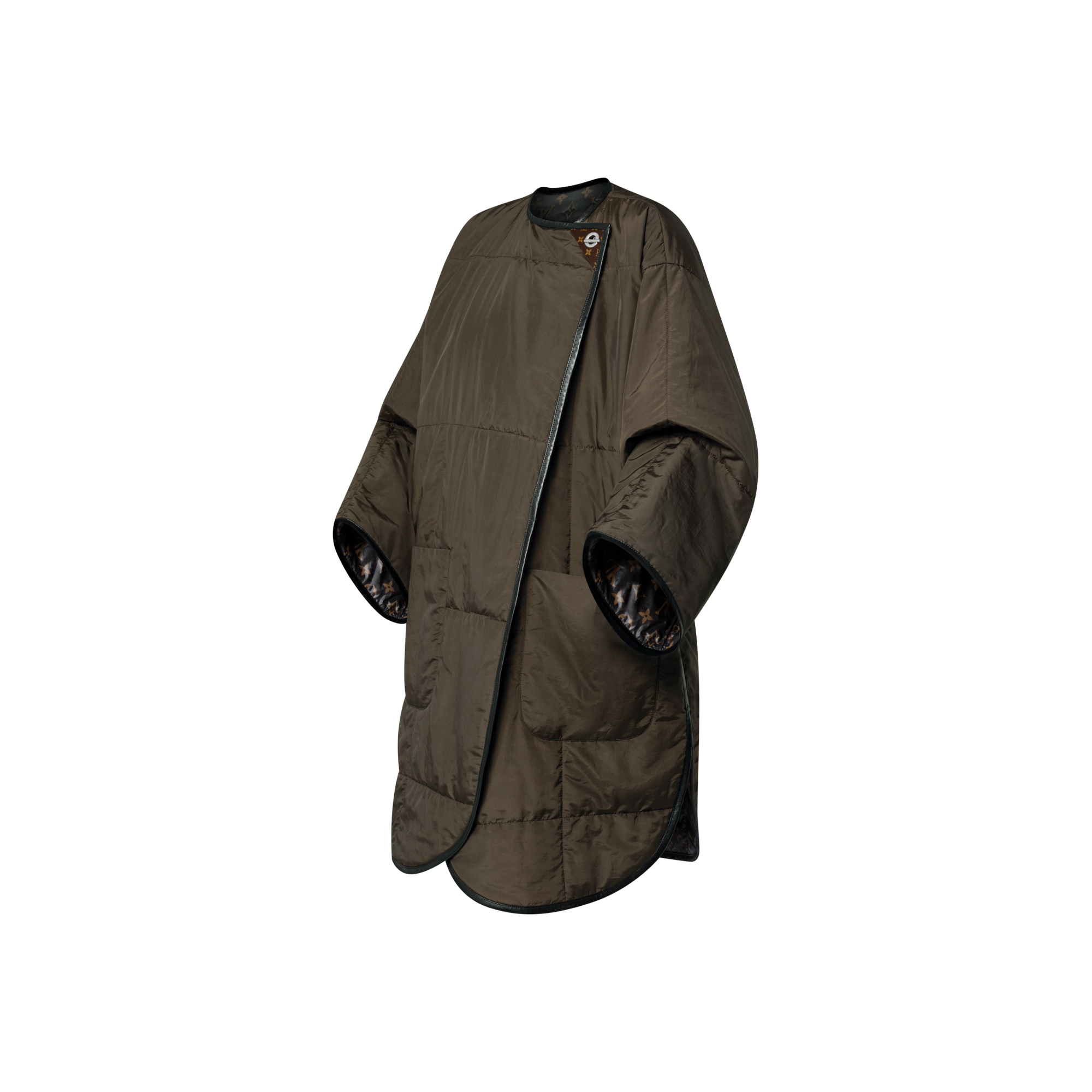  의류 코트 & 재킷 퀼티드 토글 디테일 코트 | 루이비통 공식 온라인 스토어® (크게 보기)