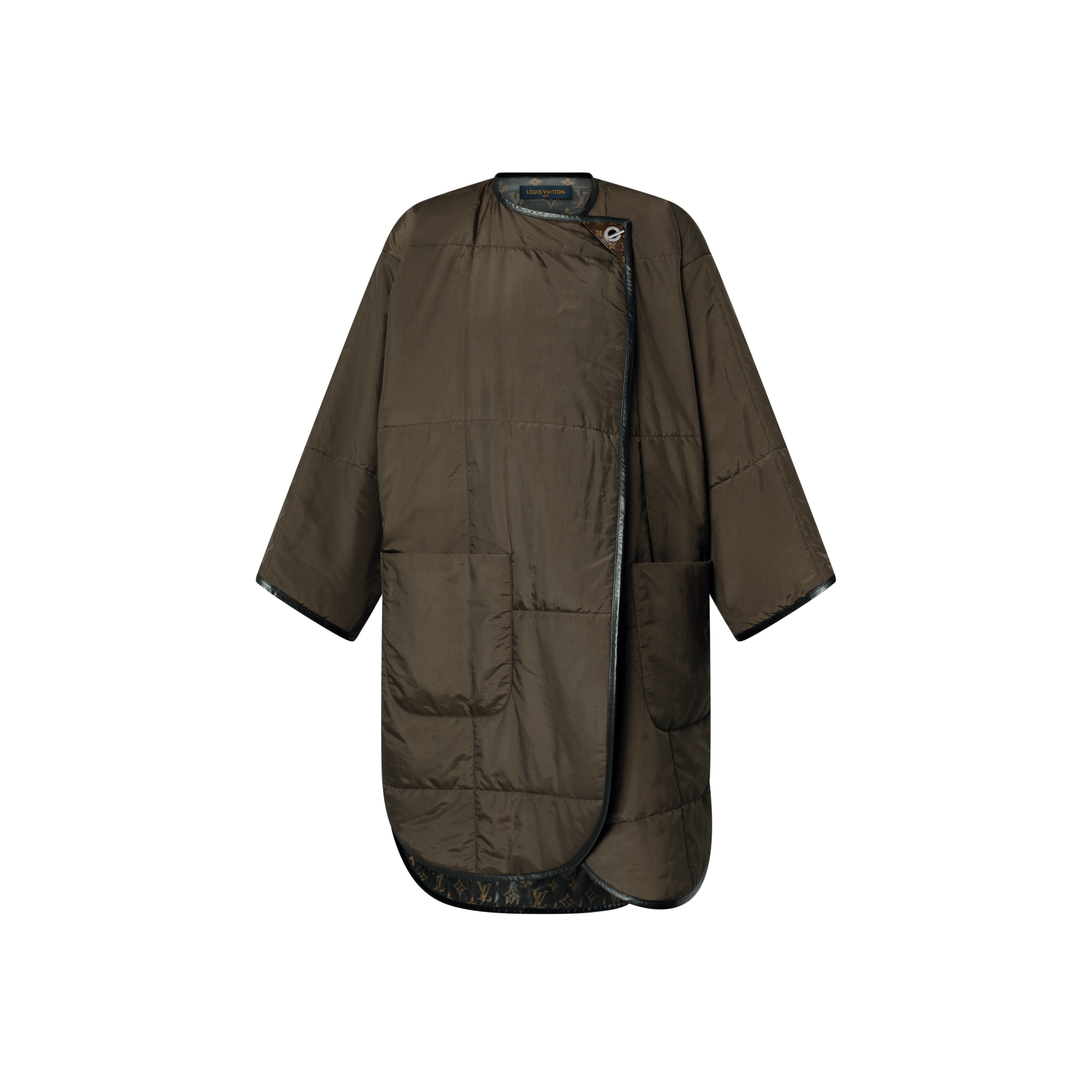  의류 코트 & 재킷 퀼티드 토글 디테일 코트 | 루이비통 공식 온라인 스토어® (크게 보기)