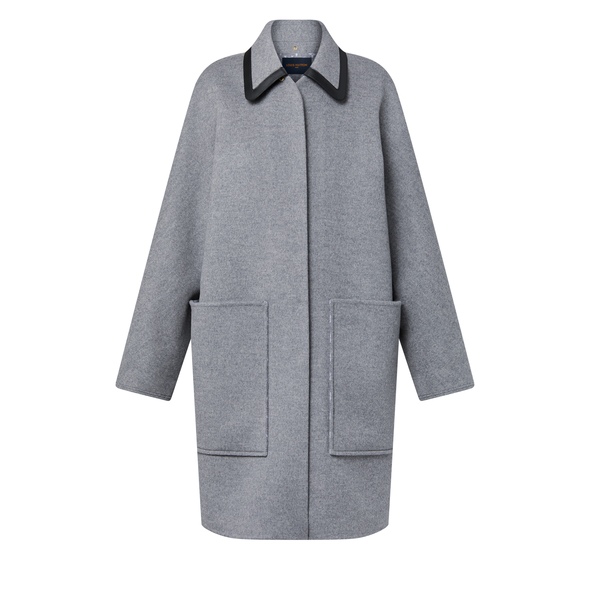  의류 코트 & 재킷 리무버블 칼라 더블 페이스 코트 | 루이비통 공식 온라인 스토어® (크게 보기)