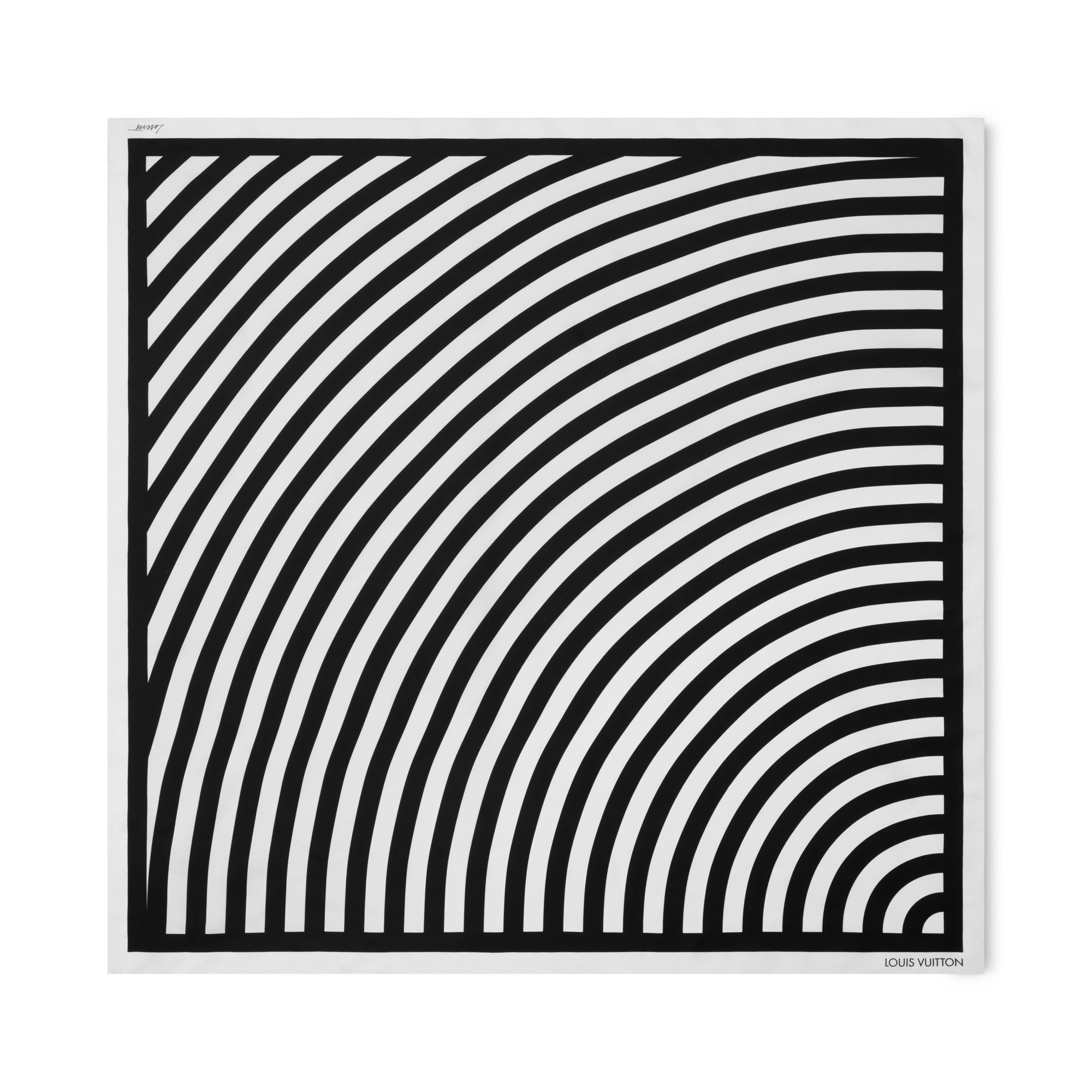 S00 액세서리 실크 스퀘어 & 방도 르삭 바이 솔 르윗 스퀘어 90 | 루이비통 공식 온라인 스토어® (크게 보기)