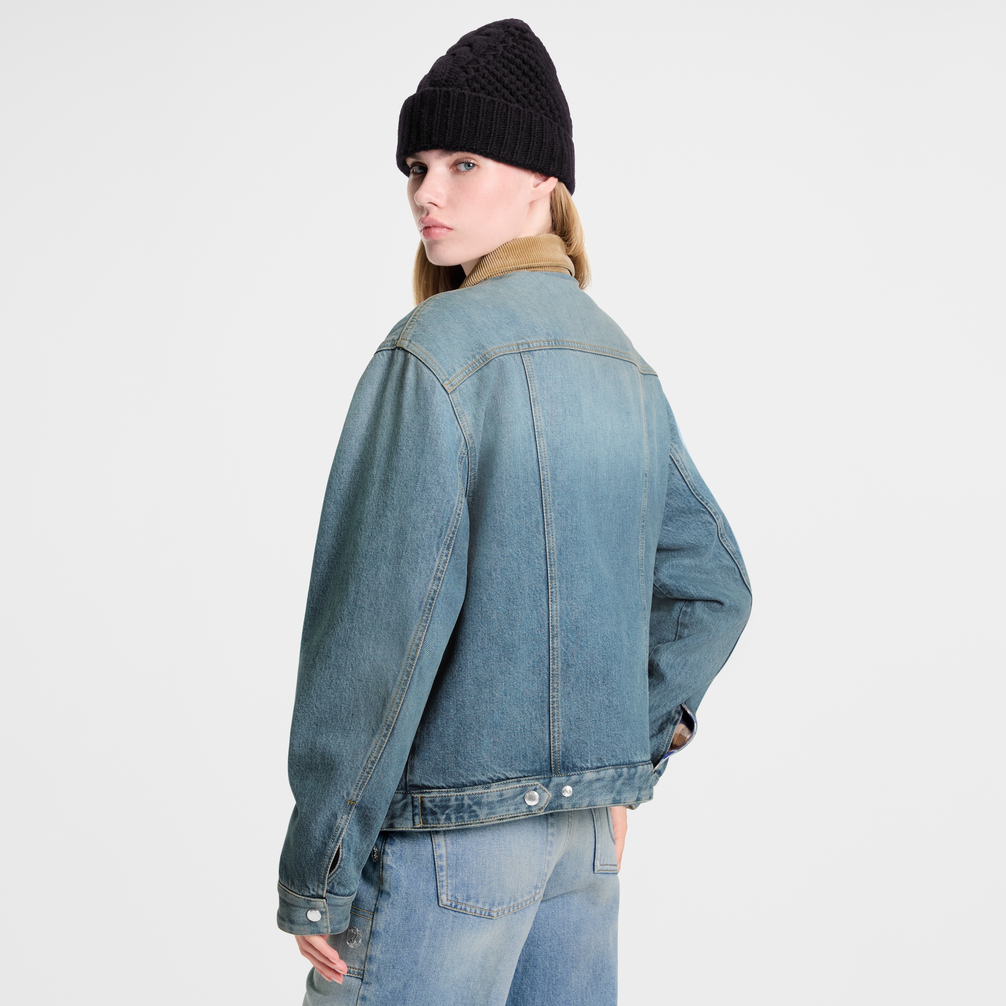  Ready to Wear Coats and Jackets Reversible Denim Jacket | 루이비통 공식 온라인 스토어® (크게 보기)