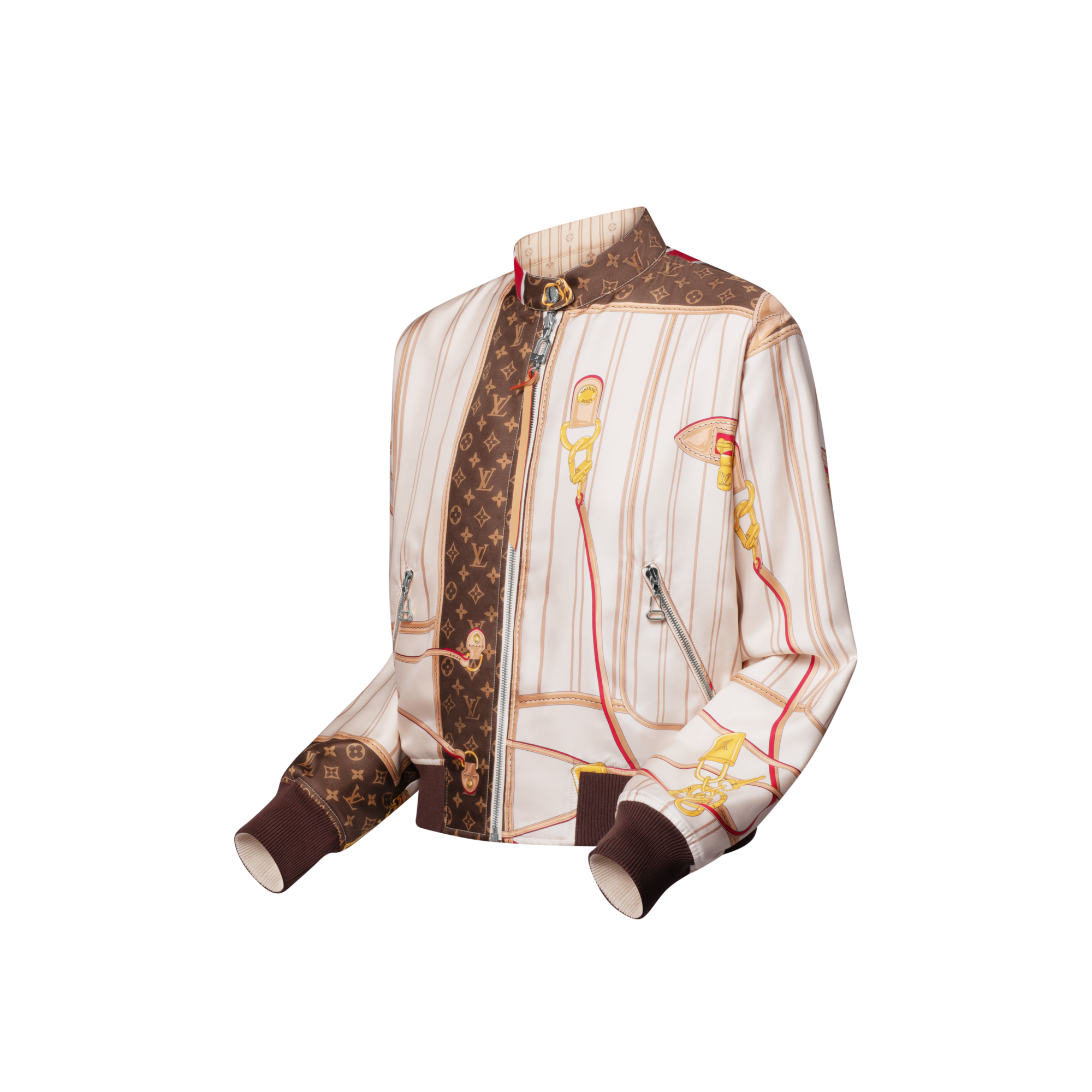  의류 코트 & 재킷 리버서블 네버풀 보머 재킷 | 루이비통 공식 온라인 스토어® (크게 보기)