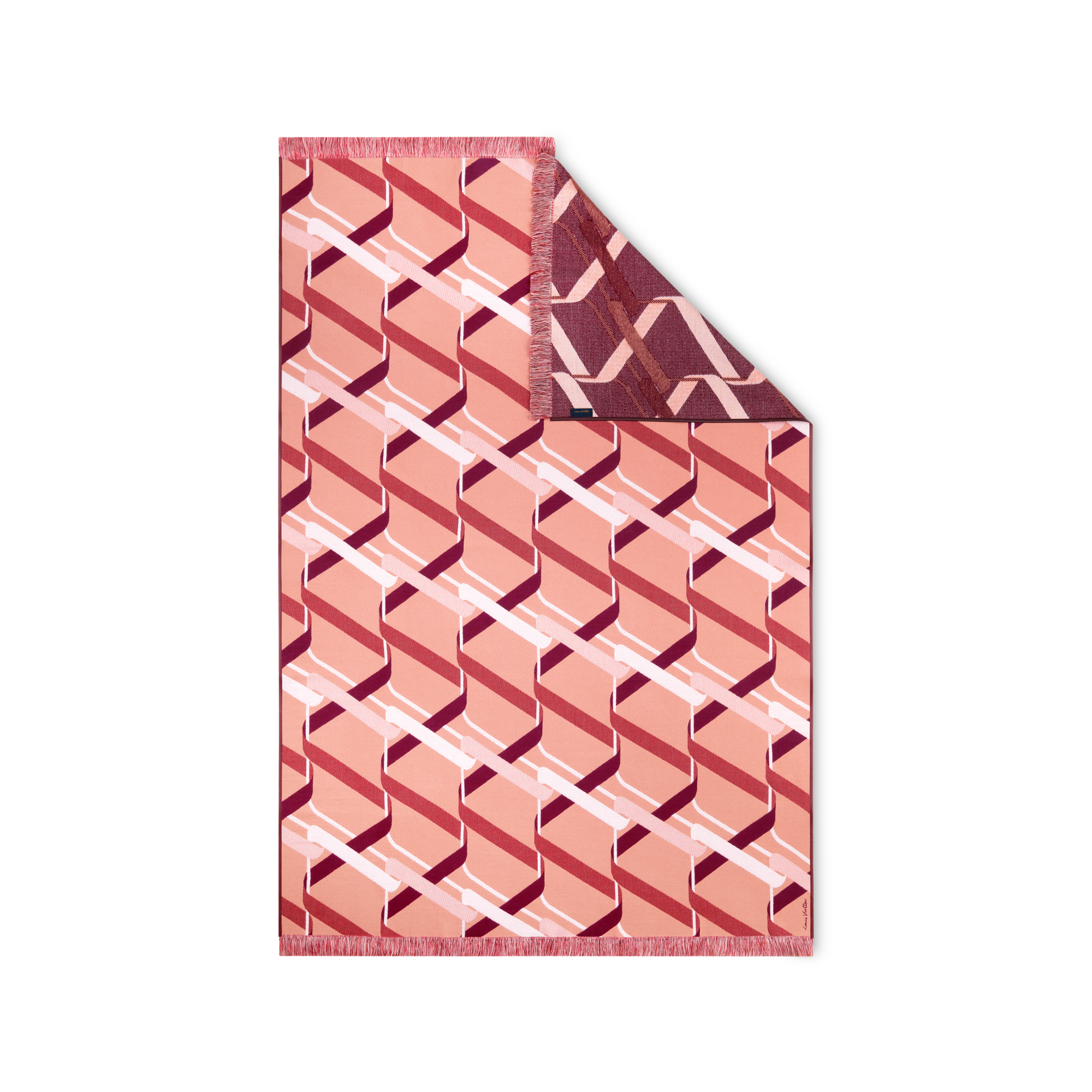  홈 & 아트 오브 다이닝 홈 텍스타일 리본 스로우 블랭킷 | 루이비통 공식 온라인 스토어® (크게 보기)