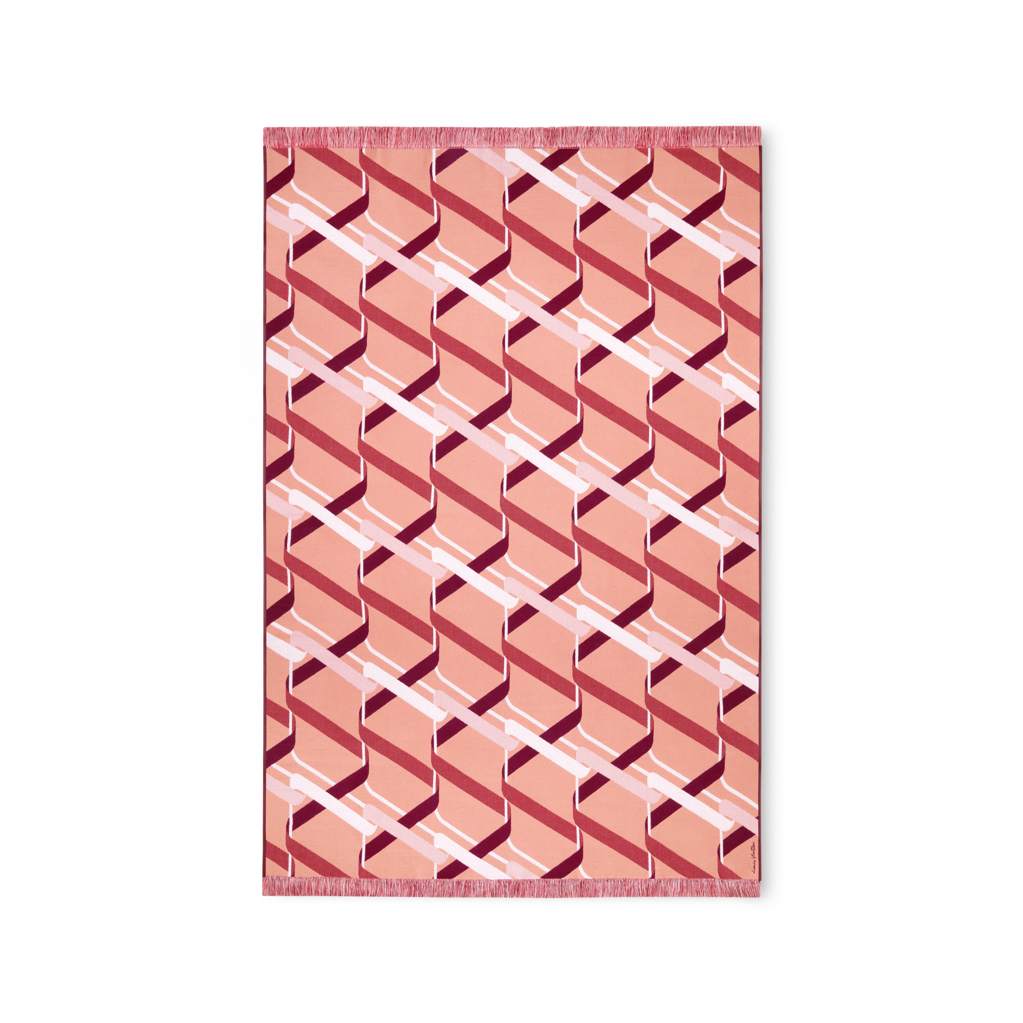  홈 & 아트 오브 다이닝 홈 텍스타일 리본 스로우 블랭킷 | 루이비통 공식 온라인 스토어® (크게 보기)