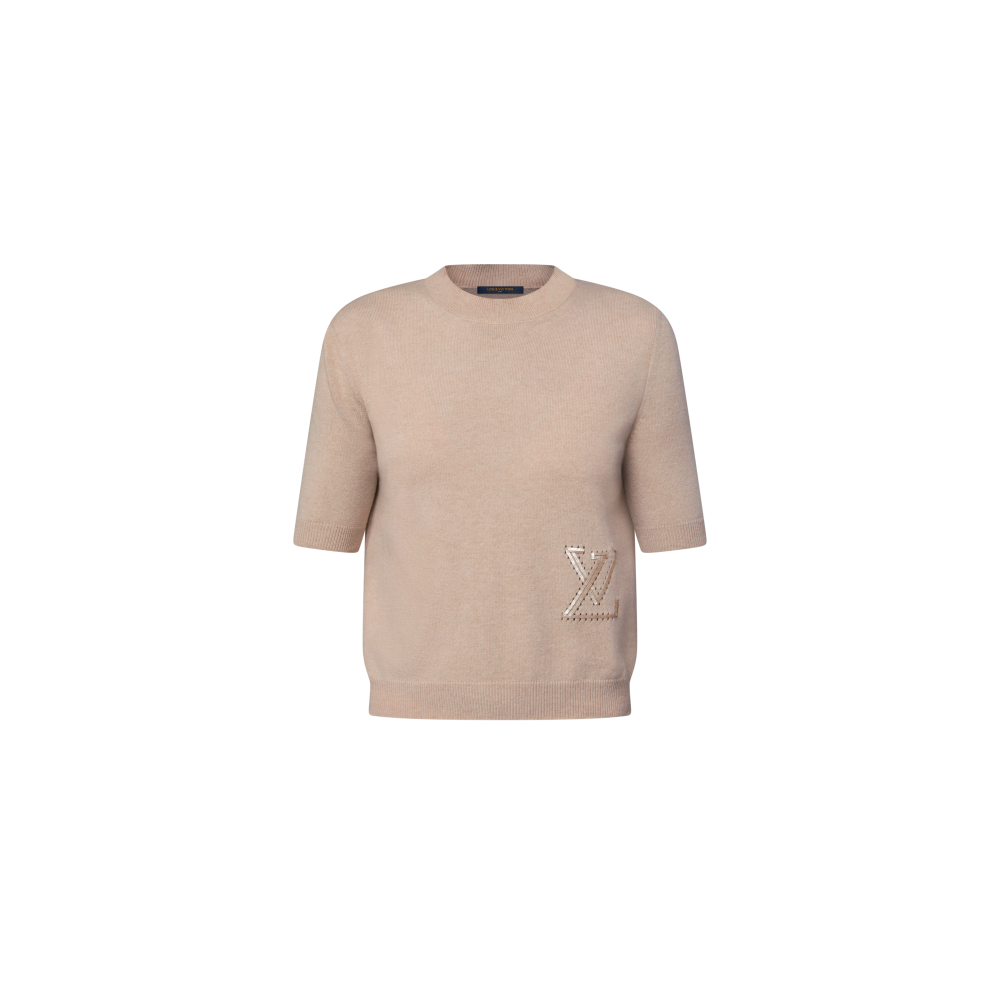  의류 티셔츠 & 블라우스 시퀸 시그니처 니트 톱 | 루이비통 공식 온라인 스토어® (크게 보기)