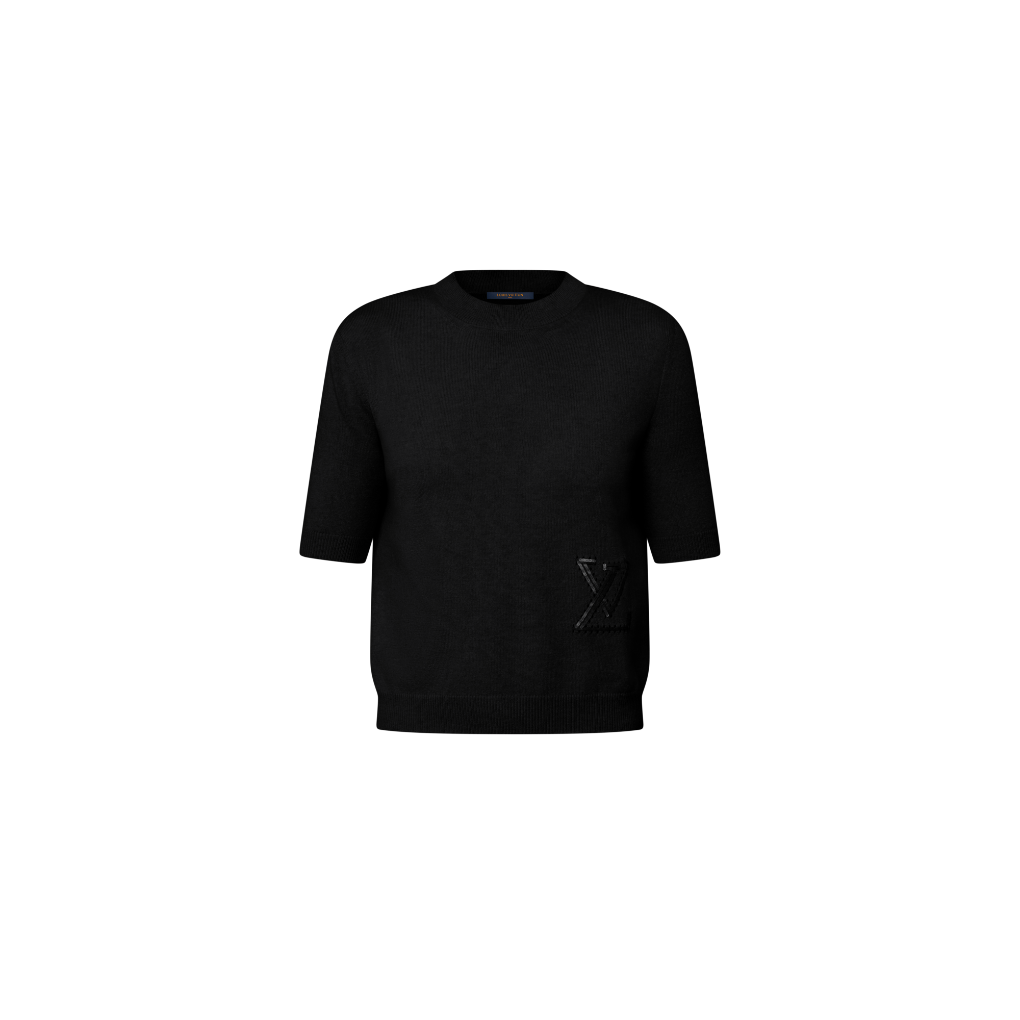  의류 티셔츠 & 블라우스 시퀸 시그니처 니트 톱 | 루이비통 공식 온라인 스토어® (크게 보기)