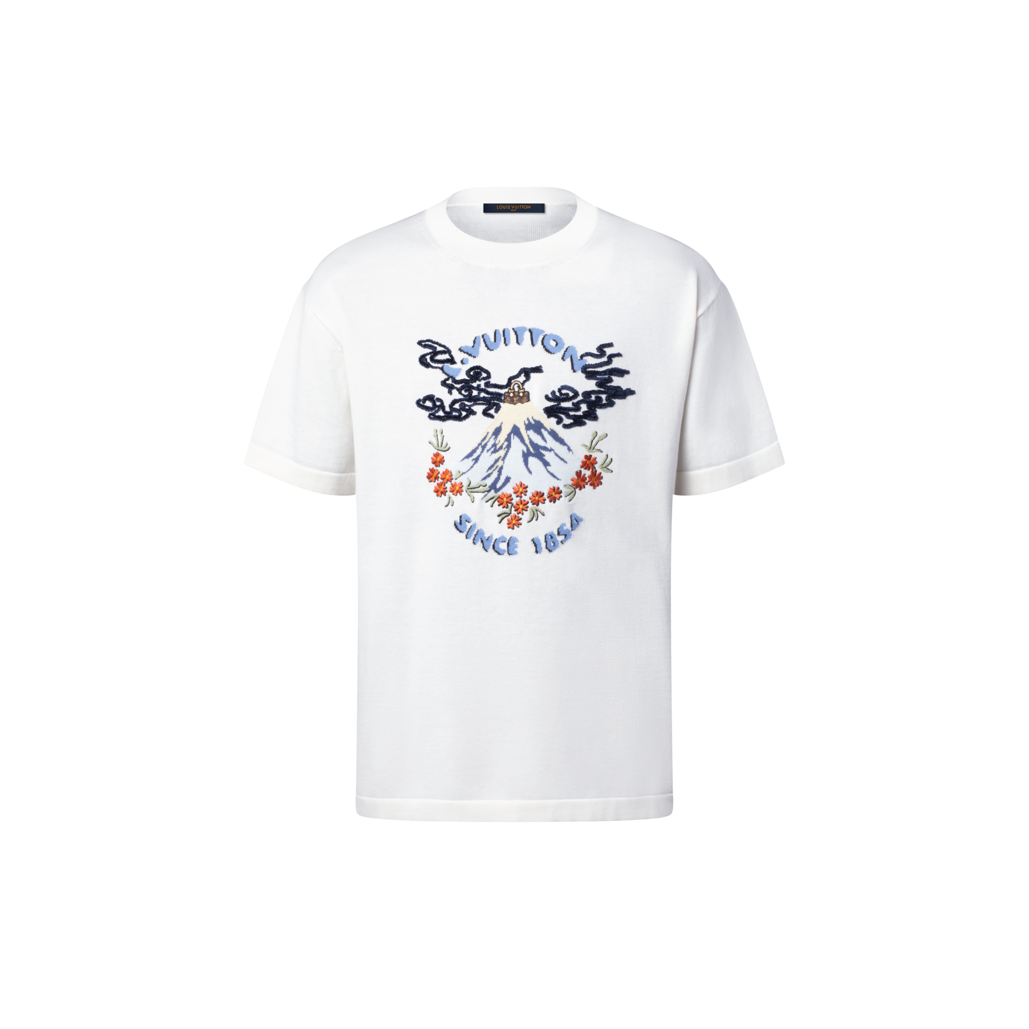  의류 의류 전체 보기 쇼트 슬리브드 니티드 크루넥 | 루이비통 공식 온라인 스토어® (크게 보기)