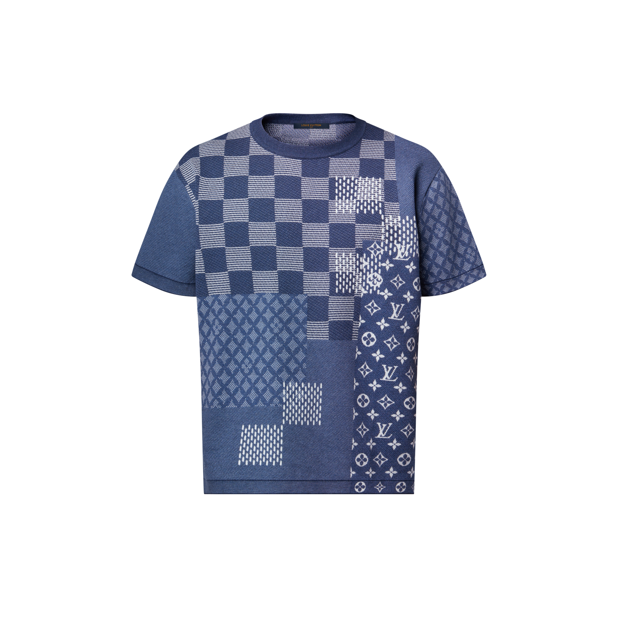  의류 의류 전체 보기 쇼트 슬리브드 니티드 크루넥 | 루이비통 공식 온라인 스토어® (크게 보기)