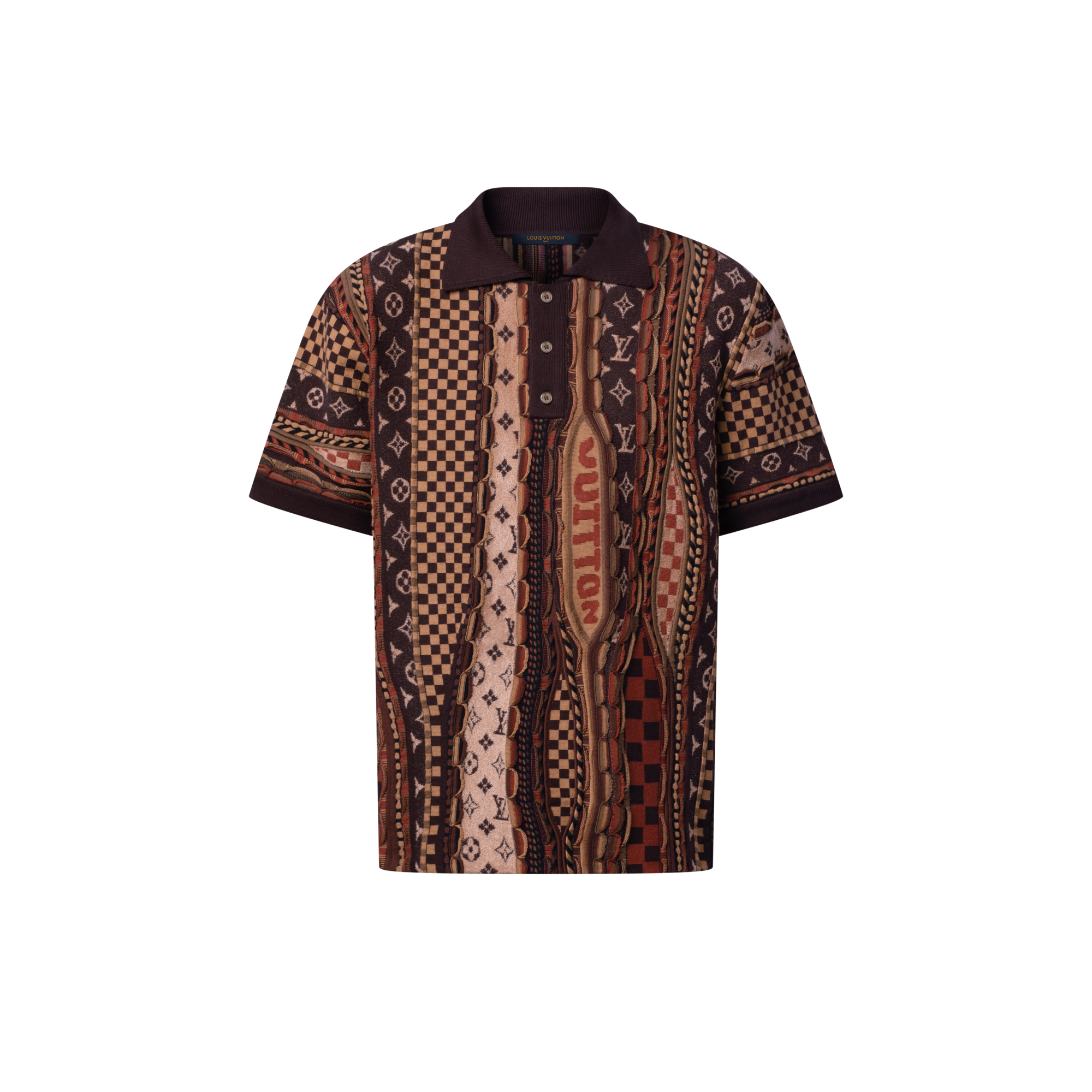  의류 티셔츠 & 폴로 쇼트 슬리브드 폴로 셔츠 | 루이비통 공식 온라인 스토어® (크게 보기)