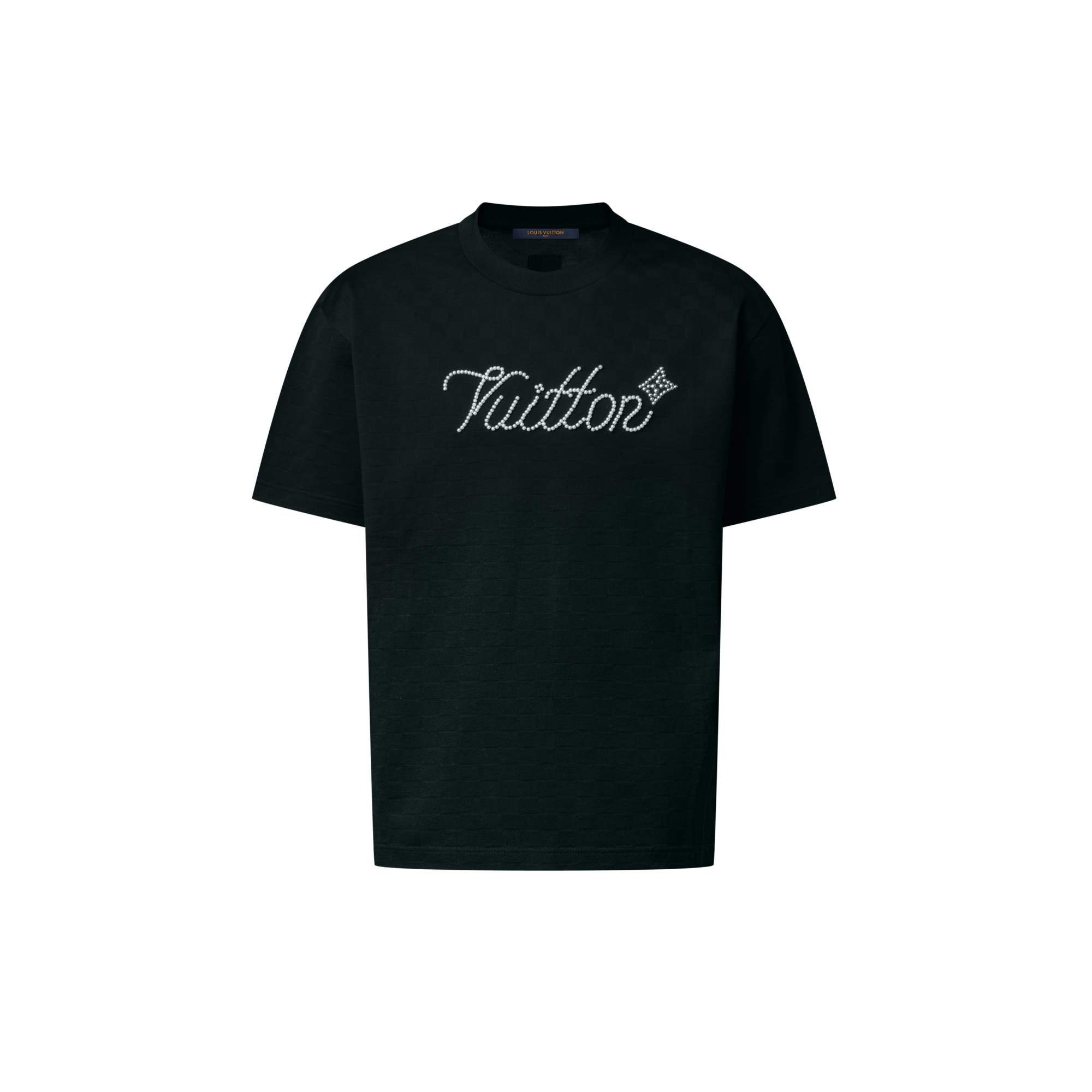 의류 티셔츠 & 폴로 시그니처 엠벨리시드 티셔츠 | 루이비통 공식 온라인 스토어® (크게 보기)