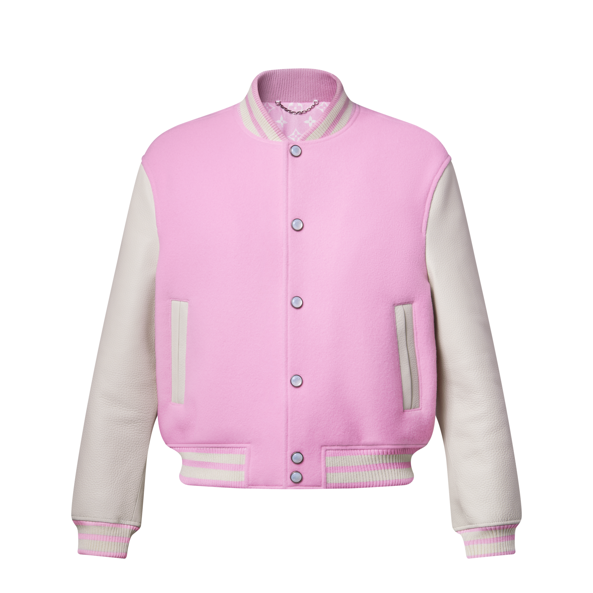  의류 아우터 & 코트 시그니처 레더 바시티 재킷 | 루이비통 공식 온라인 스토어® (크게 보기)