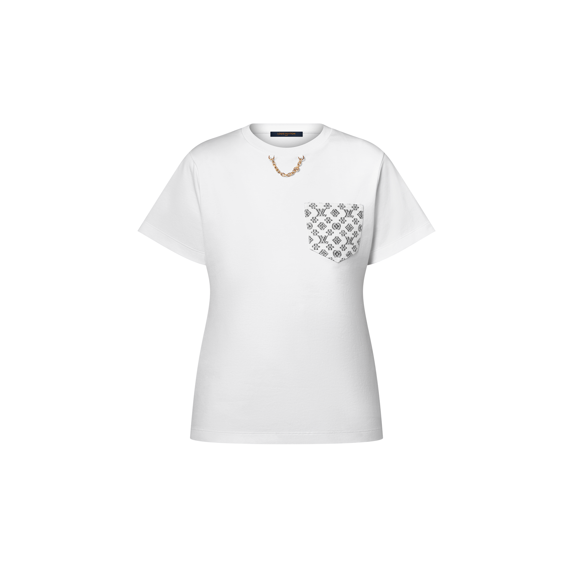  의류 티셔츠 & 블라우스 시그니처 플라크 티셔츠 | 루이비통 공식 온라인 스토어® (크게 보기)