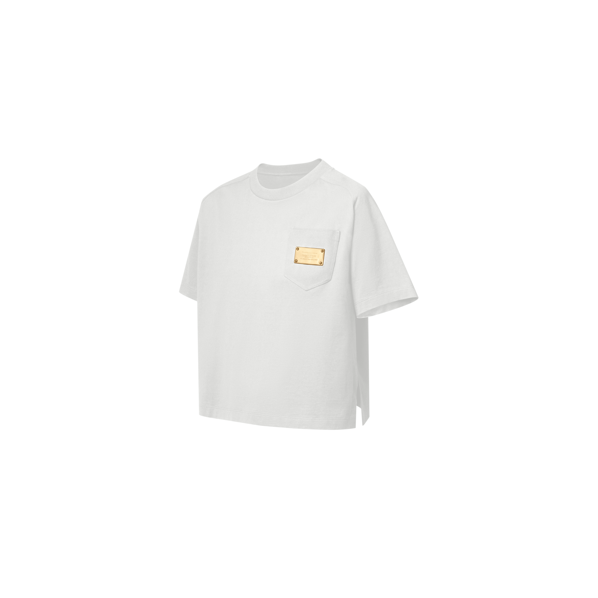  의류 티셔츠 & 블라우스 시그니처 포켓 크롭 톱 | 루이비통 공식 온라인 스토어® (크게 보기)