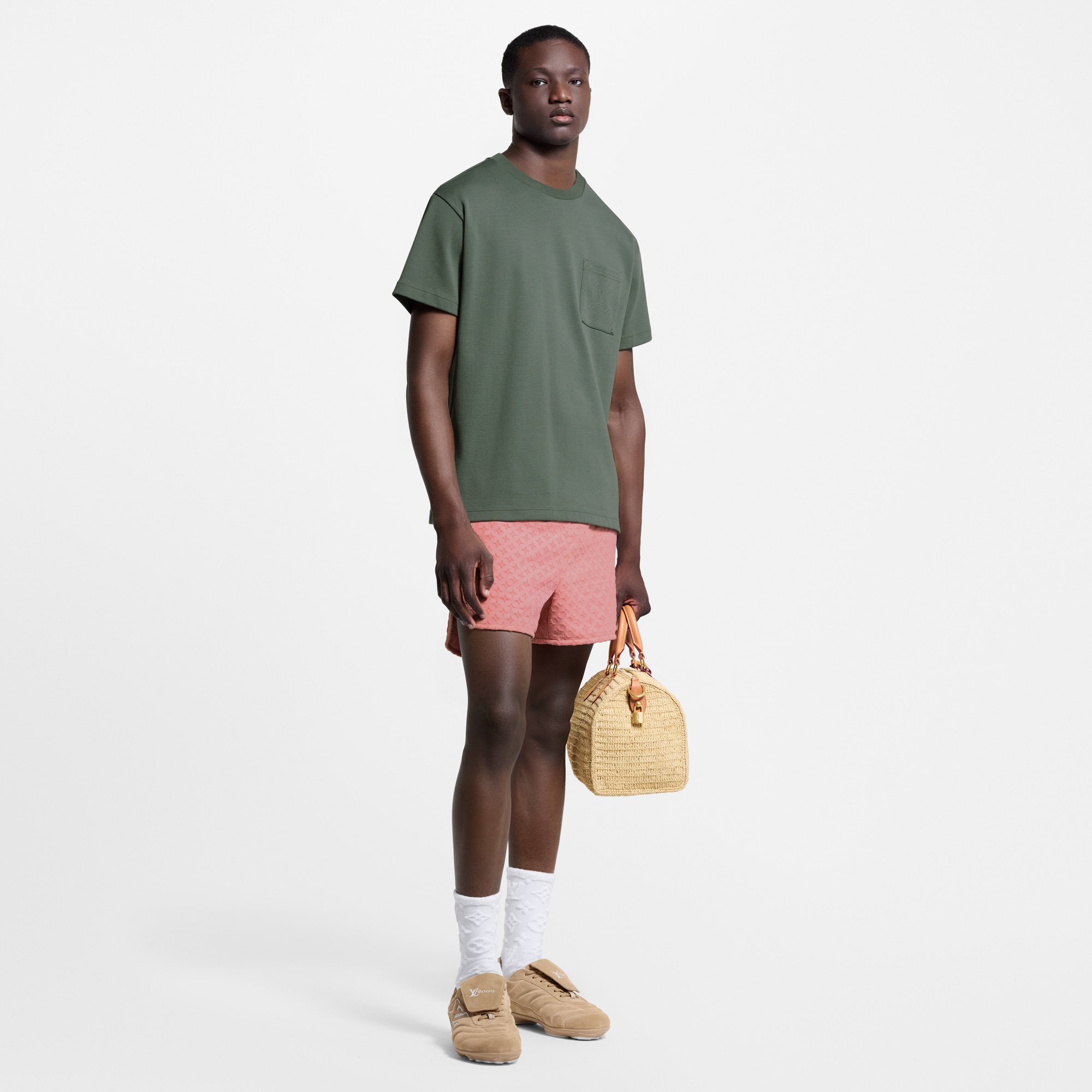  의류 티셔츠 & 폴로 시그니처 포켓 티셔츠 | 루이비통 공식 온라인 스토어® (크게 보기)