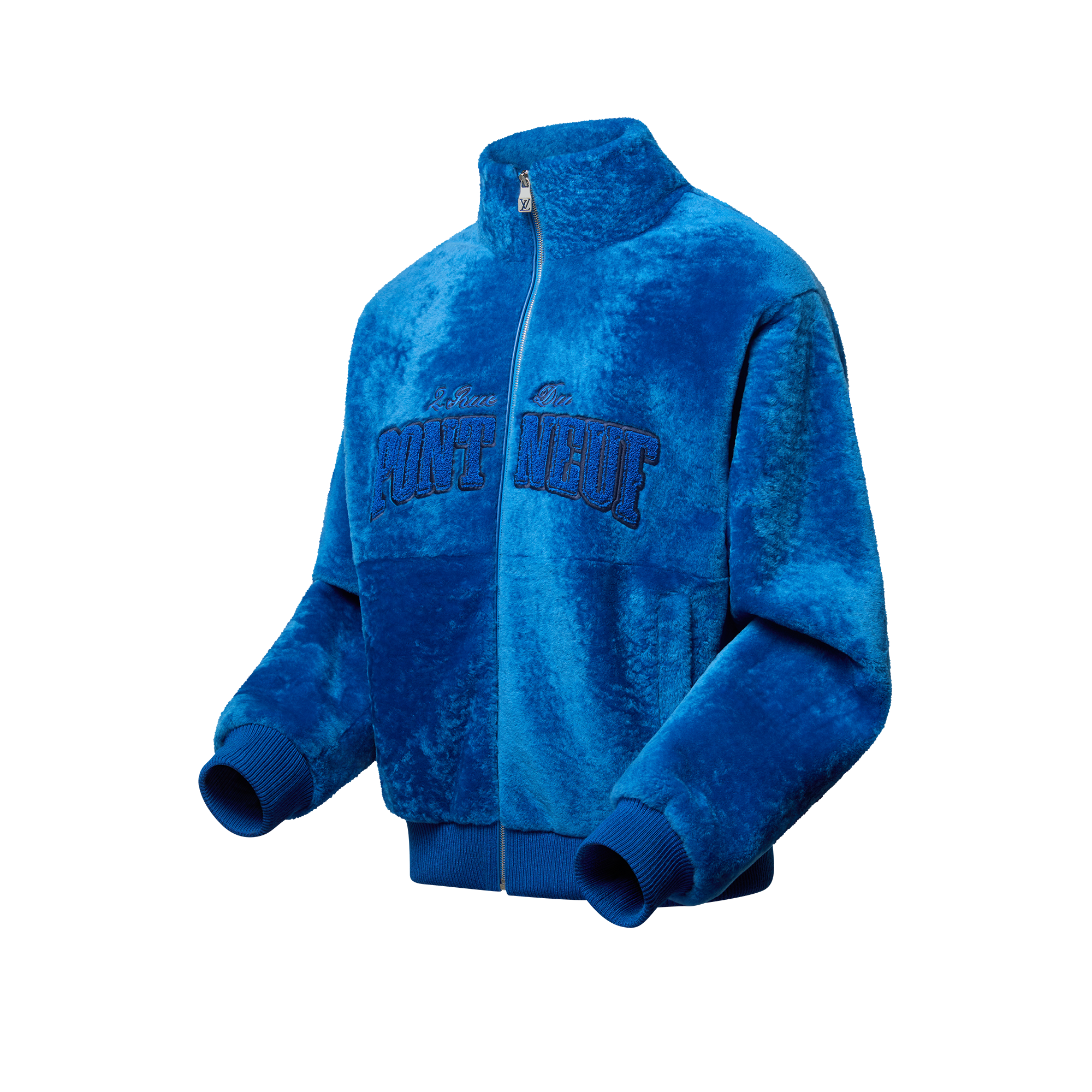  의류 아우터 & 코트 시그니처 시어링 트랙 톱 블루종 | 루이비통 공식 온라인 스토어® (크게 보기)