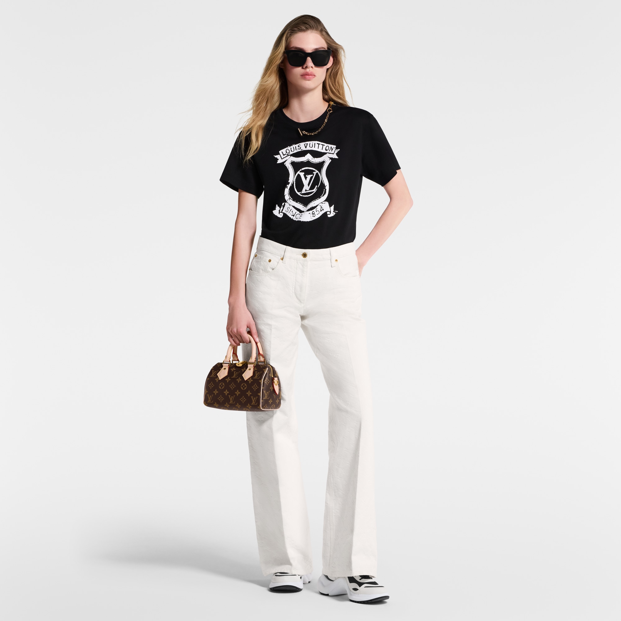  의류 티셔츠 & 블라우스 시그니처 지퍼 디테일 티셔츠 | 루이비통 공식 온라인 스토어® (크게 보기)