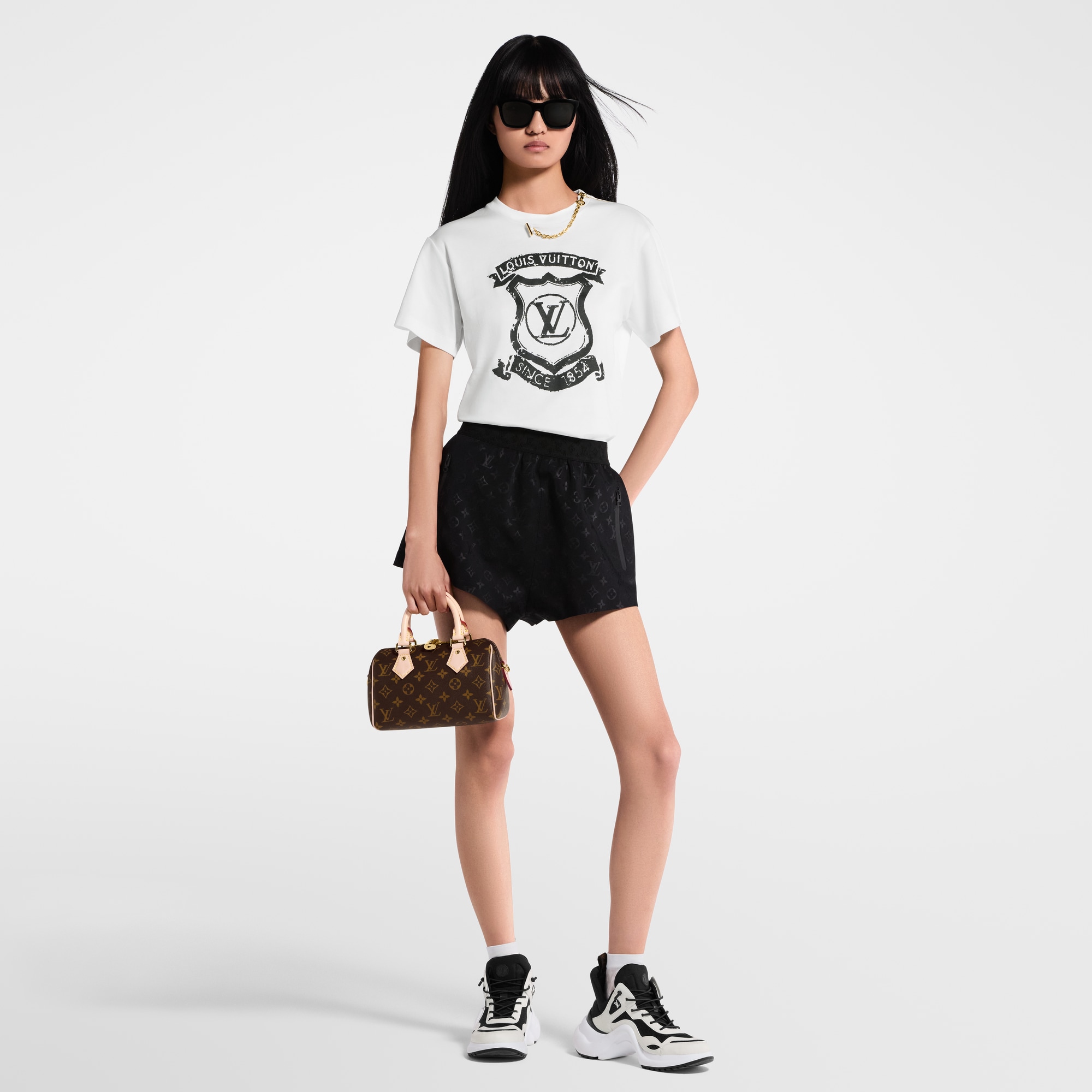  의류 티셔츠 & 블라우스 시그니처 지퍼 디테일 티셔츠 | 루이비통 공식 온라인 스토어® (크게 보기)